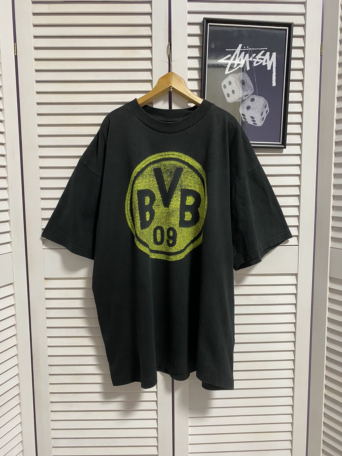 Nike × Vintage Vintage T-Shirt Tee Nike 1998 BVB Borussia Size US XL / EU 56 / 4 - 2 Thumbnail