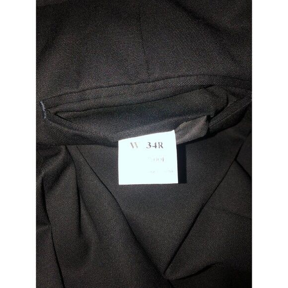 Jos. A. Bank jos.a.bank men's black 100%wool dress pants with size: 34/26 Size 34S - 5 Thumbnail