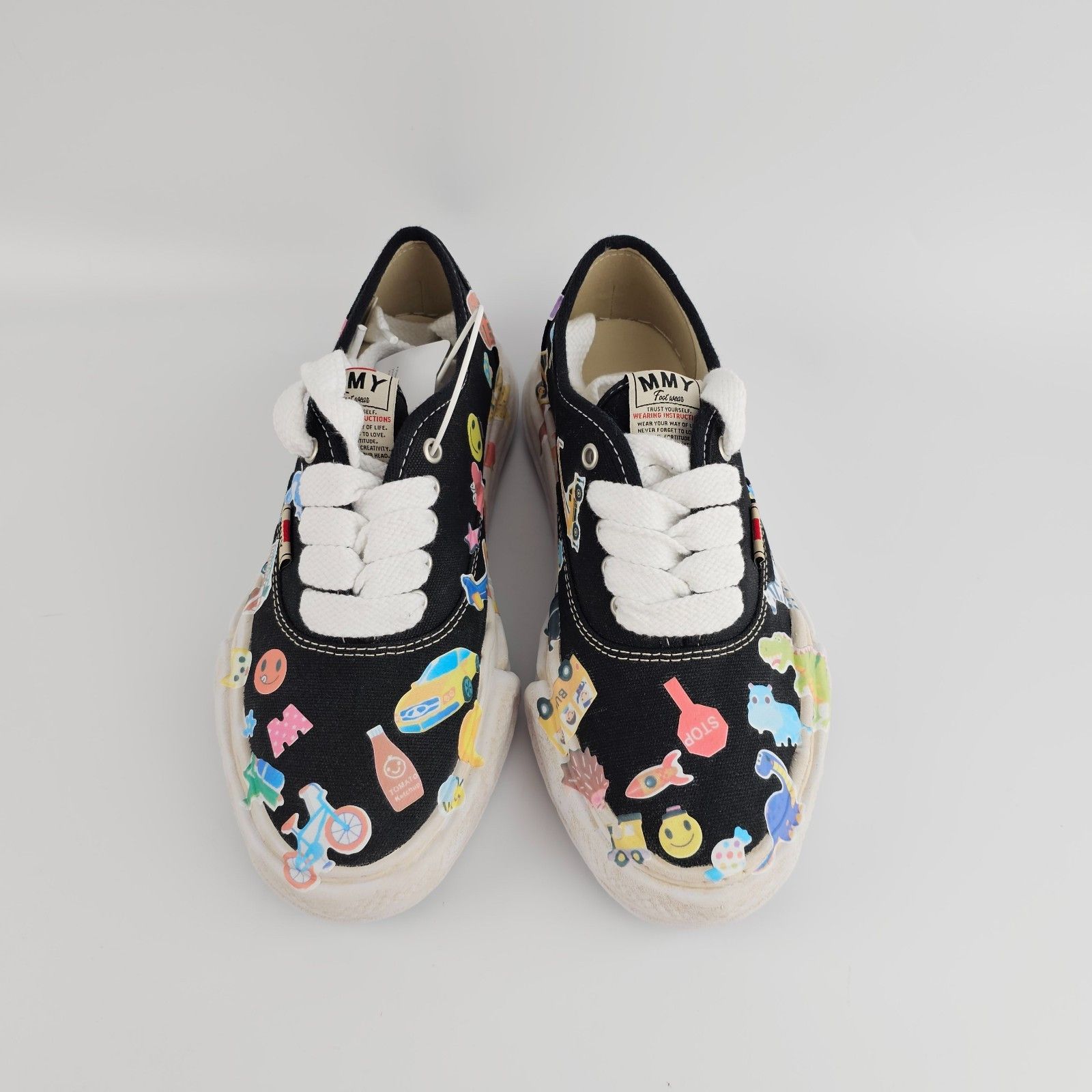 Other Mihara Yasuhiro Baker Black Canvas Sneakers New & Authentic Size US 11 / EU 44 - 2 Thumbnail