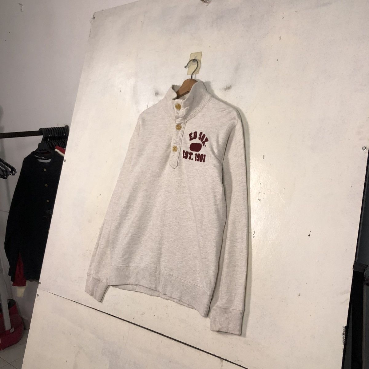 Japanese Brand 📌Vintage Sweatshirt Red Sox Big Logo Size US M / EU 48-50 / 2 - 4 Thumbnail