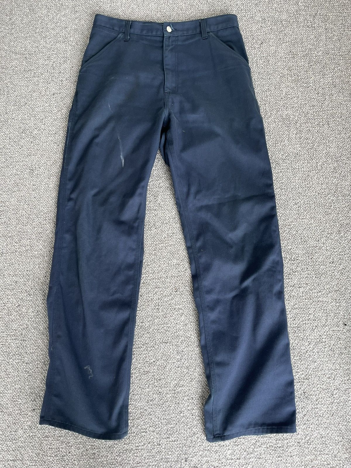 Carhartt Vintage Navy Carhartt Workers pants Size US 34 / EU 50 - 1 Thumbnail