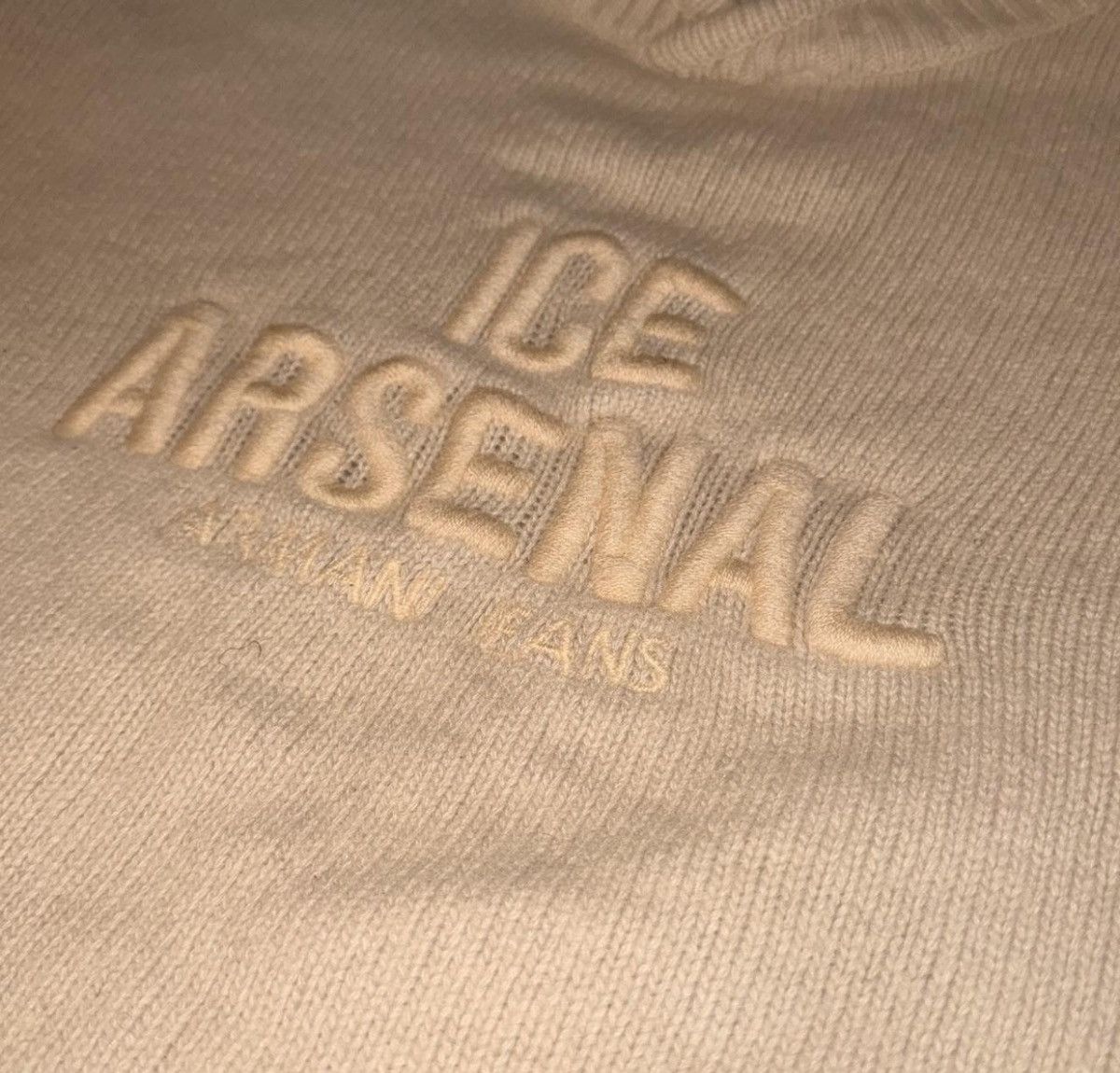 Armani Vintage Armani Jeans Ice Arsenal Knit Jumper Size US S / EU 44-46 / 1 - 3 Thumbnail