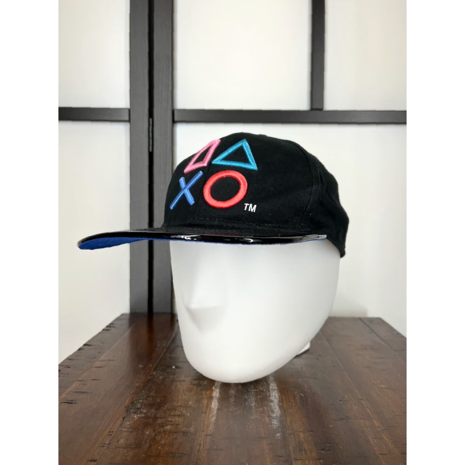 Vintage PlayStation Hat Cap Snap Back Adult One Size Black Logo Size ONE SIZE - 4 Thumbnail