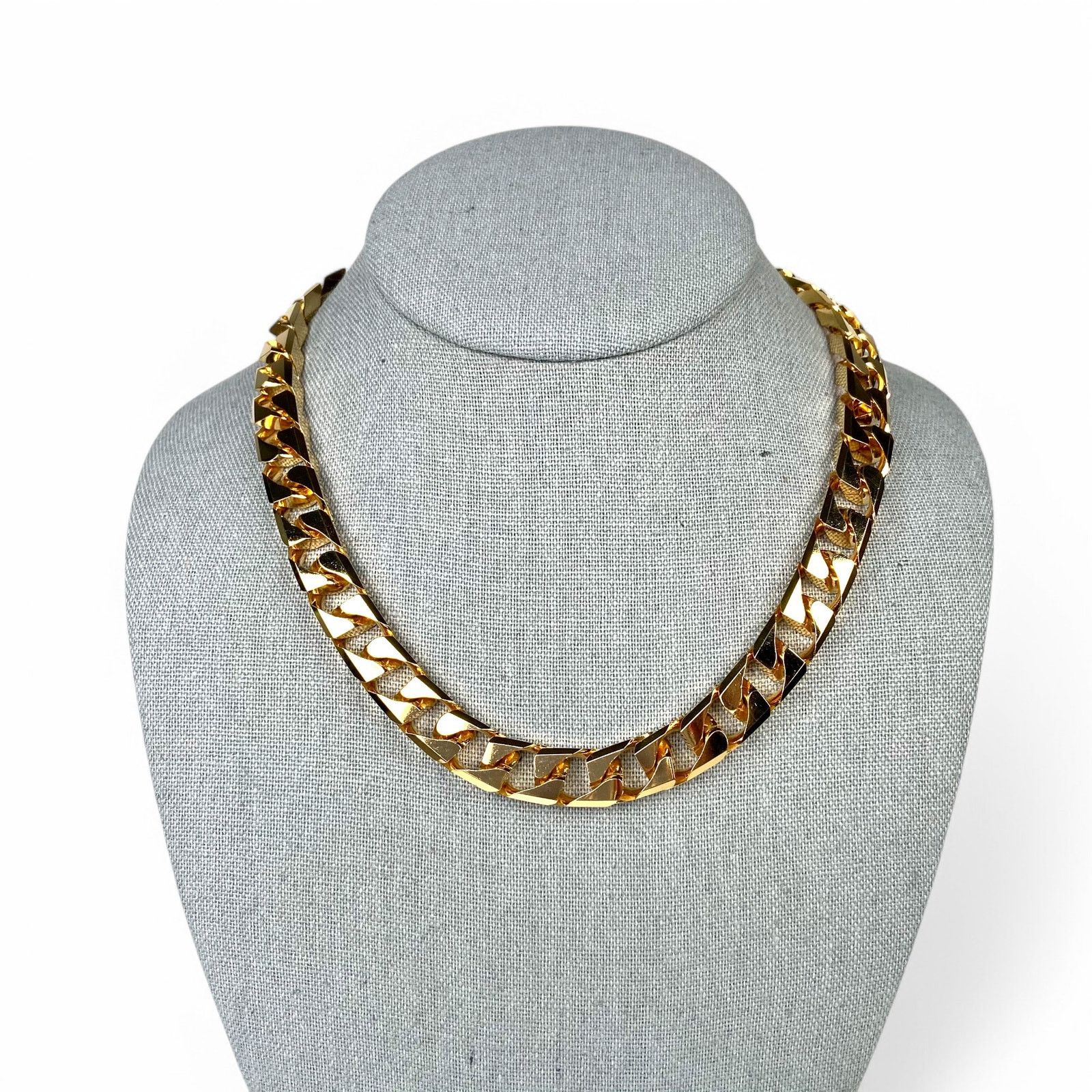 Other Soo Ihn Kim Heavy Chain Necklace Shiny Gold Tone 18 Inches Size ONE SIZE - 10 Thumbnail
