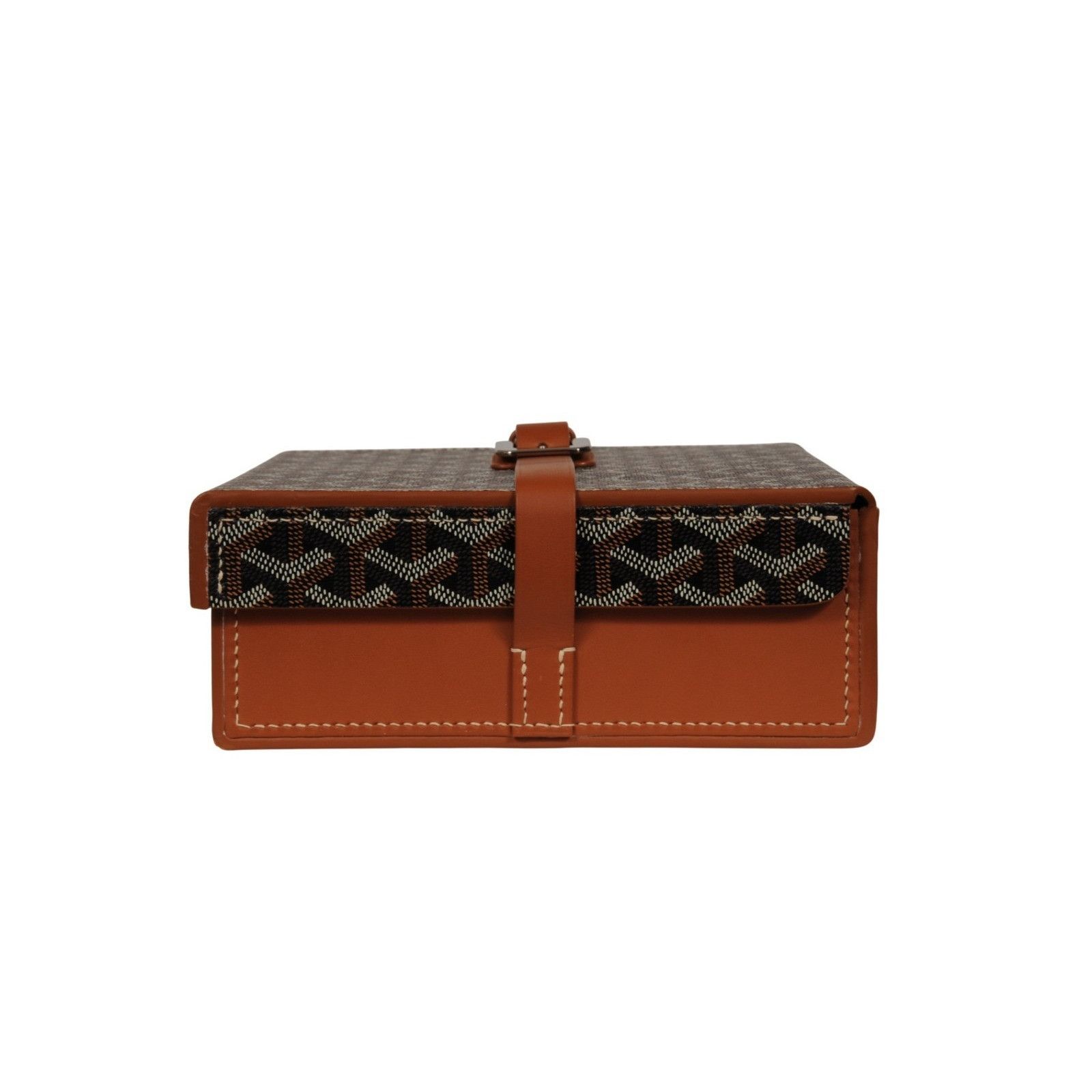Goyard Montre De Voyage Eight Watch Box Black Tan Travel Trunk Size ONE SIZE - 5 Thumbnail