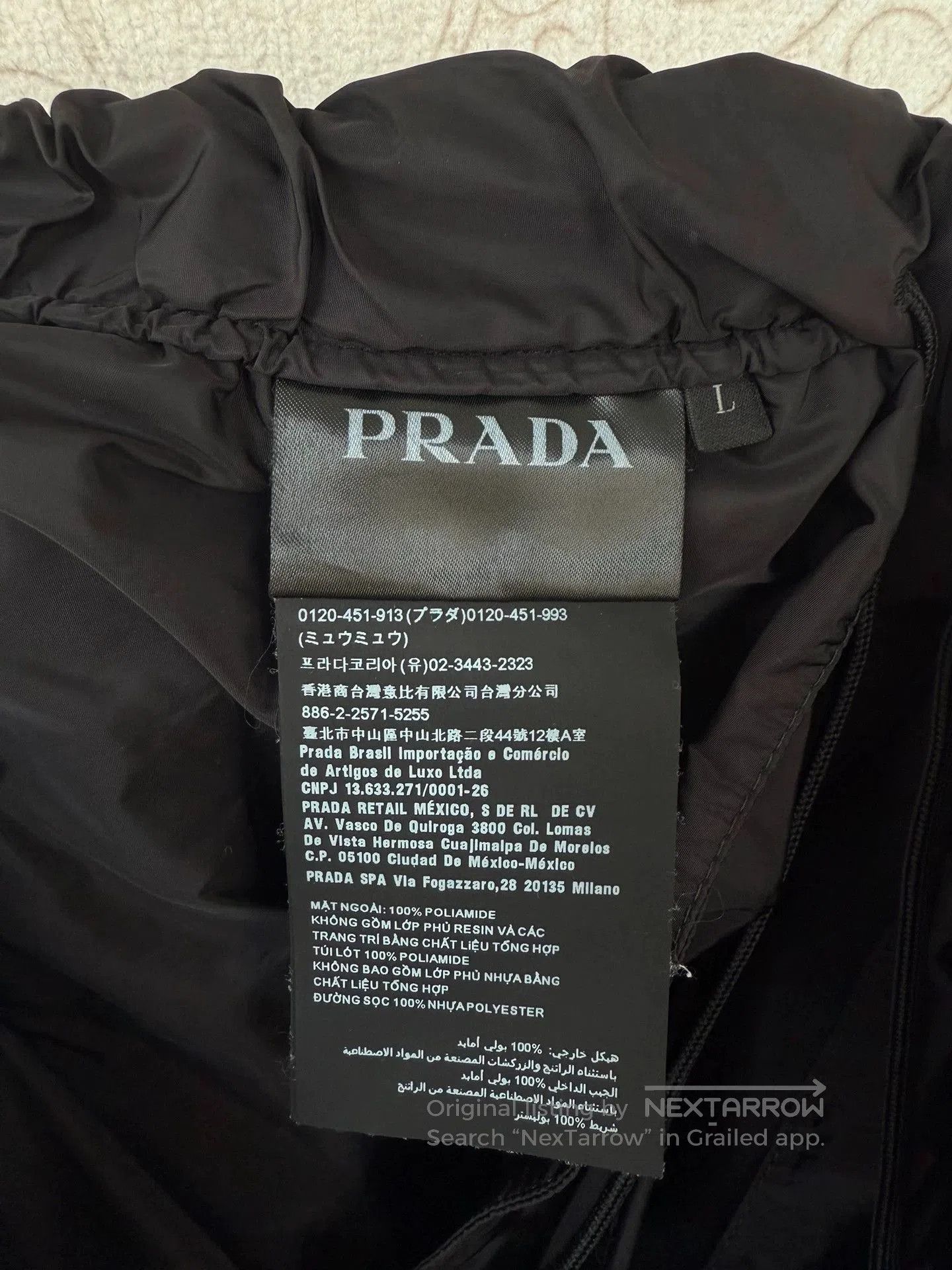 Prada prada logo activewear pants, size large. Size US 34 / EU 50 - 4 Thumbnail