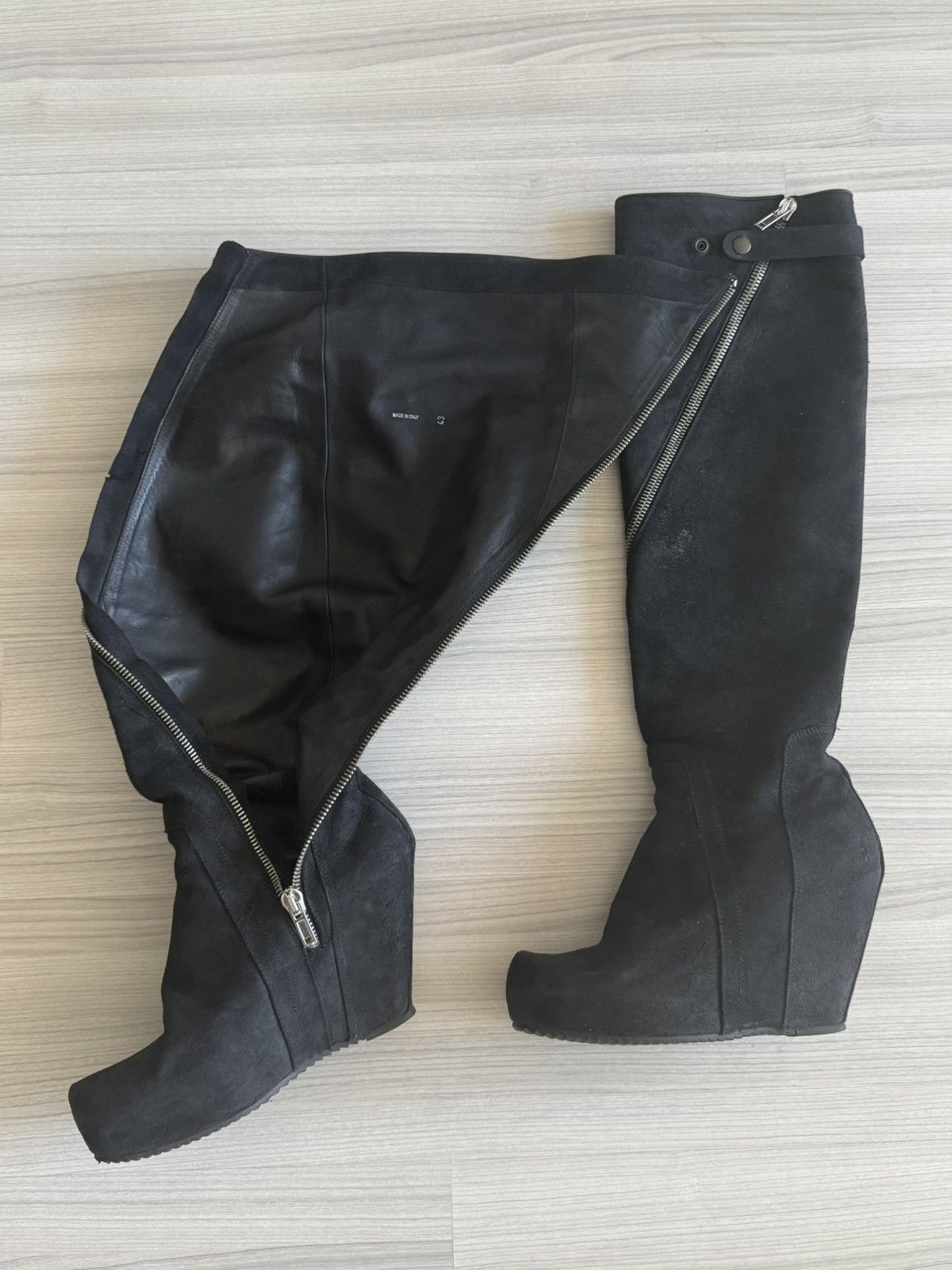 Rick Owens LIMO FW11 spiral boots Size US 12 / IT 42 - 5 Thumbnail