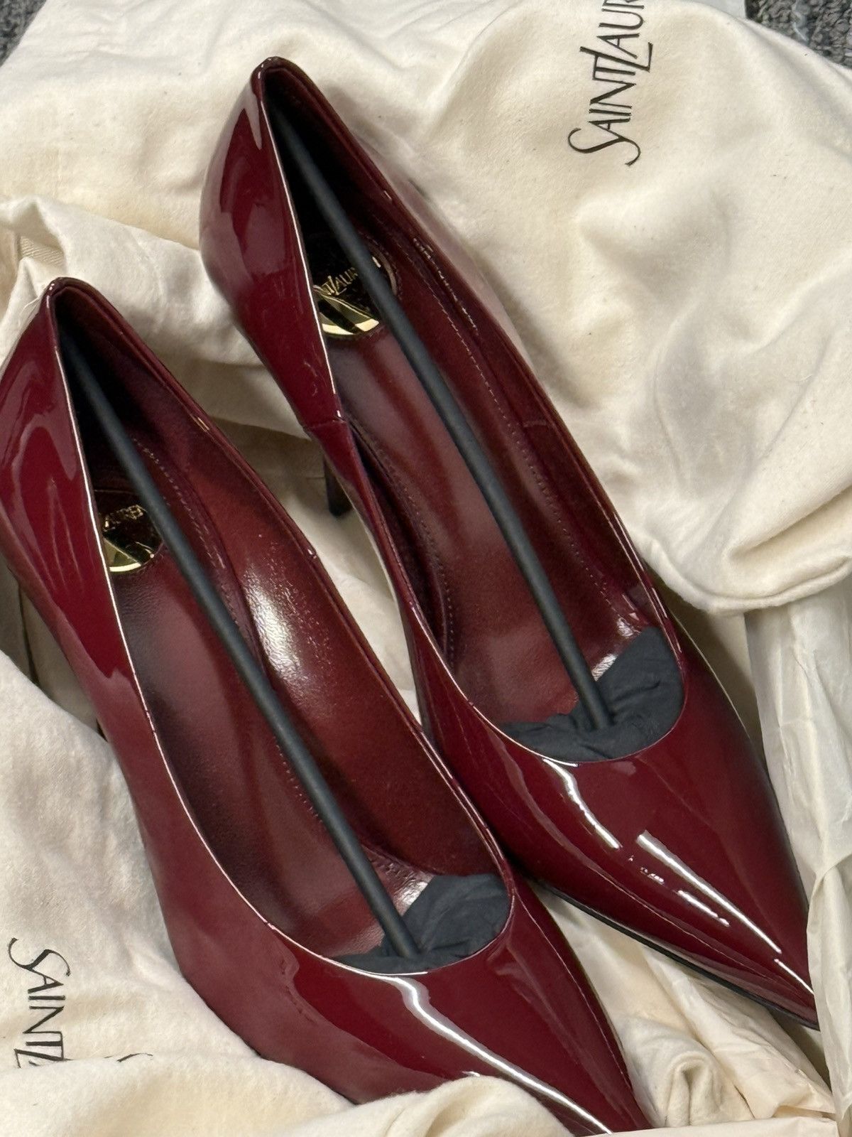 Saint Laurent Paris Saint Laurent Heels 👠 37.5 Size US 7.5 / IT 37.5 - 5 Thumbnail
