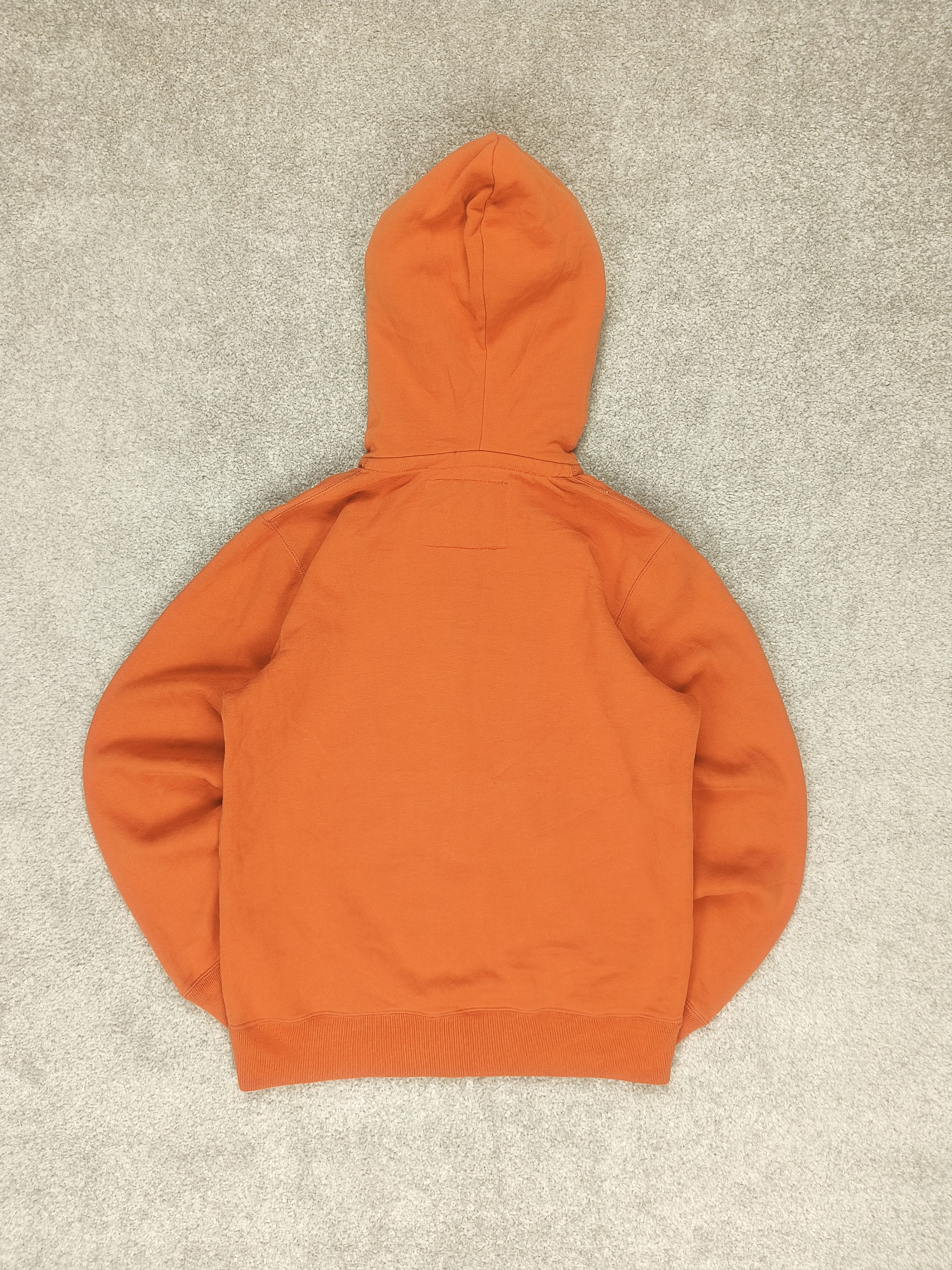 Quiksilver Quiksilver Vtg Orange Zip QKS CO Distressed Logo Hoodie Size US S / EU 44-46 / 1 - 5 Thumbnail