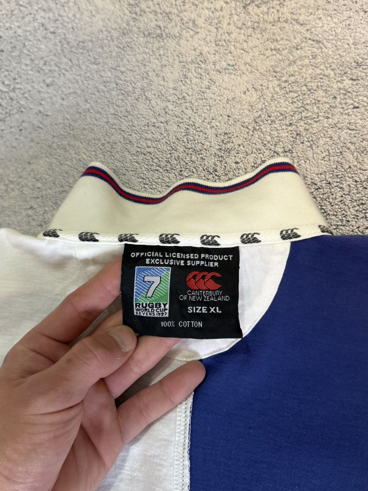 Canterbury of New Zealand Vintage Canterbury Rugby Polo Hong Kong 1997 World Cup XL Size US XL / EU 56 / 4 - 10 Thumbnail