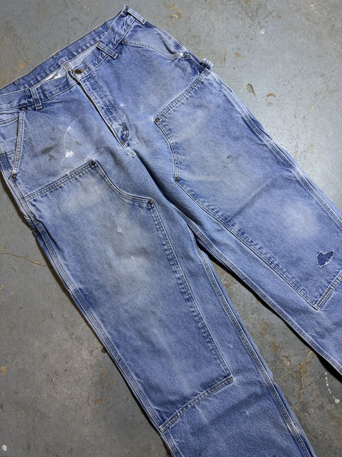 Carhartt Distressed Carhartt Double Knee Pants Size US 36 / EU 52 - 2 Thumbnail