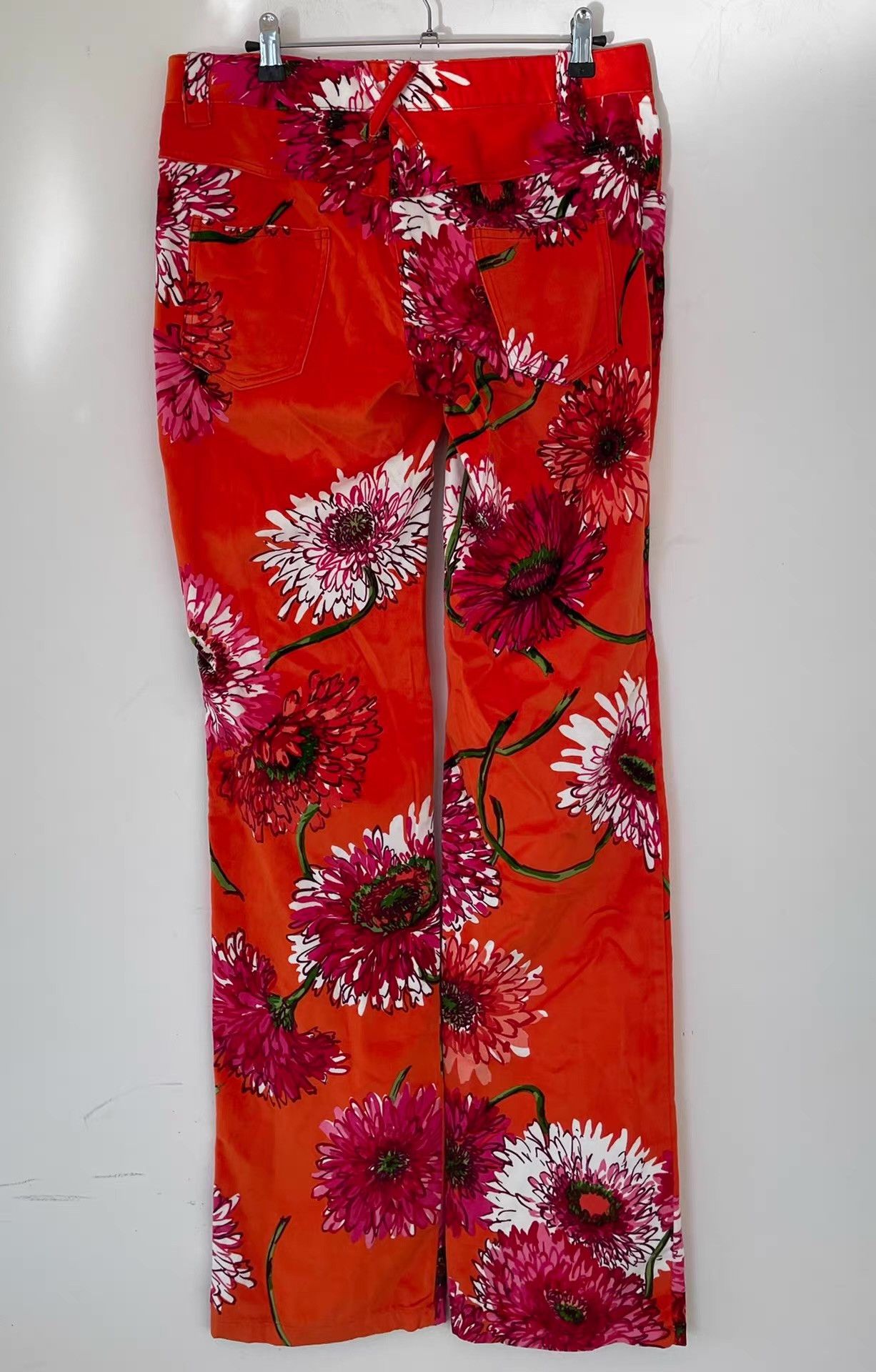 Dolce & Gabbana Dolce & Gabbana Floral Printed Velvet Pants Ｑ21 Size 32" / US 10 / IT 46 - 2 Thumbnail