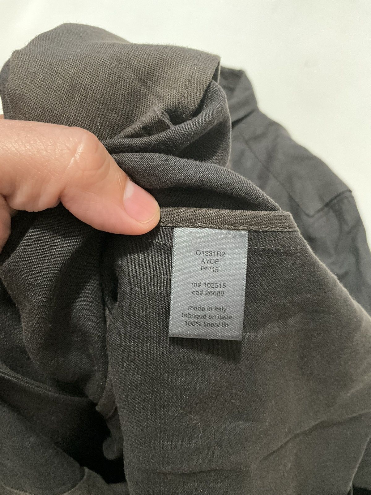 John Varvatos John varvatos collection linen coat Size US L / EU 52-54 / 3 - 8 Thumbnail