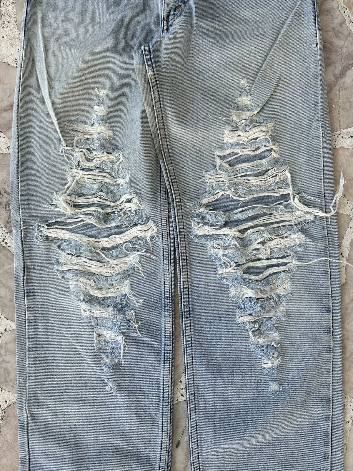 Levi's Levis Japan 501 Ripped Vintage Denim Size US 31 - 4 Thumbnail