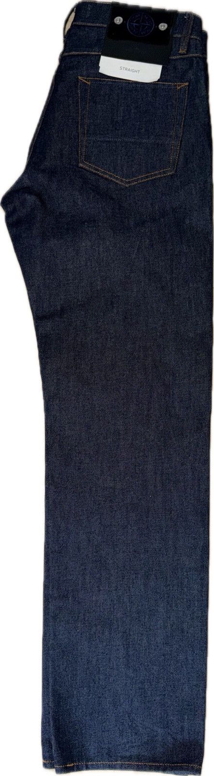 Stone Island J100005 INDIGO DENIM-RINSED mens 32 stone island Size US 32 / EU 48 - 5 Thumbnail