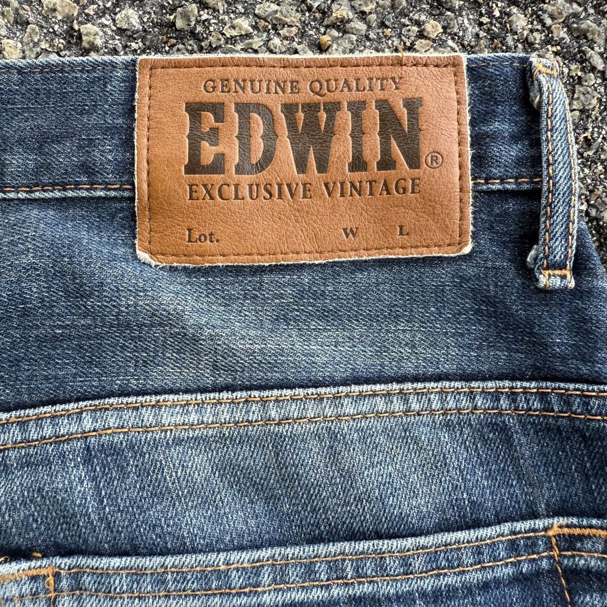 Edwin VINTAGE EDWIN MUD WASHER FADED JEAN DENIM PANTS Size US 35 - 13 Thumbnail