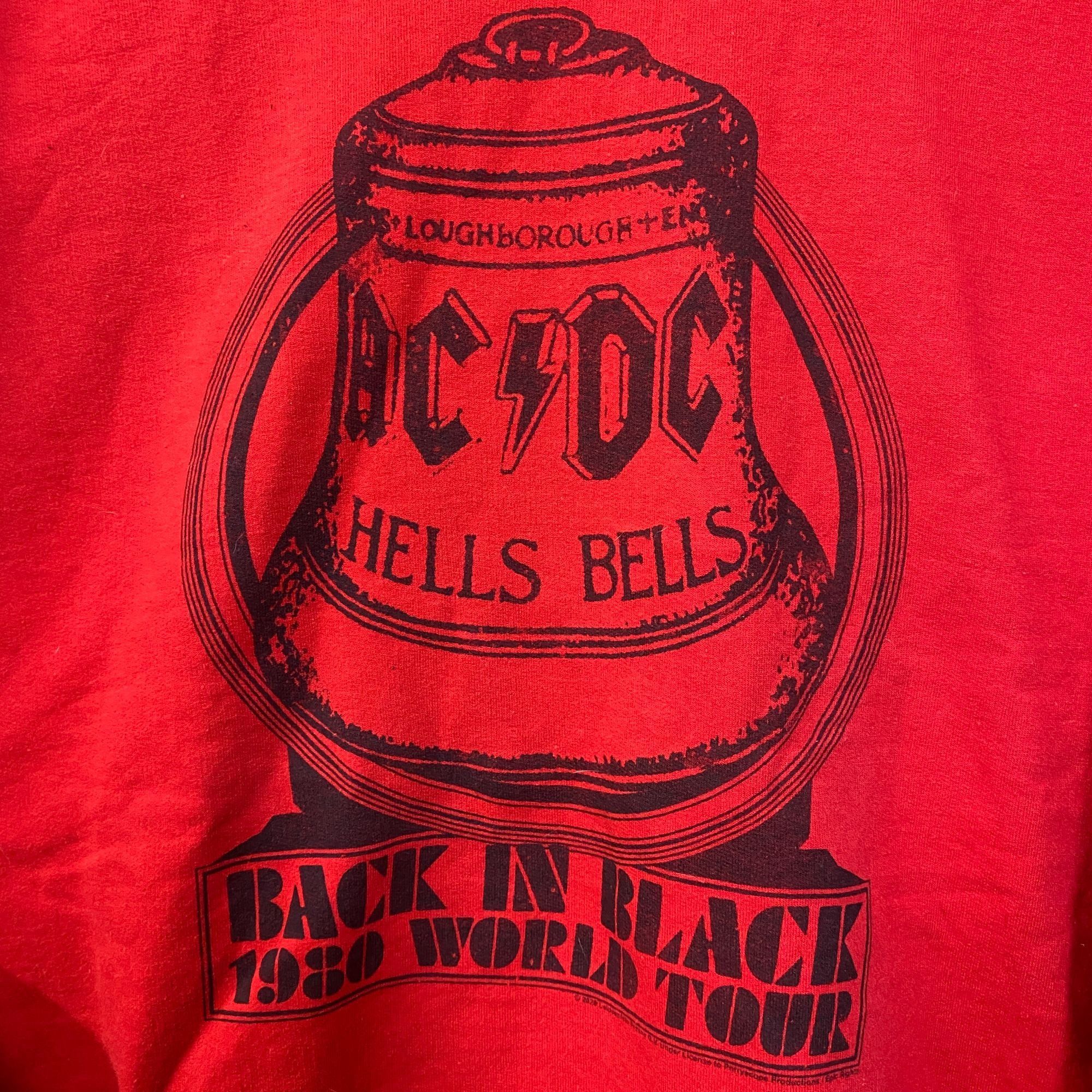 AC/DC AC/DC Hells Bells Back in Black 1980 World Tour Pullover Swe Size US M / EU 48-50 / 2 - 2 Thumbnail