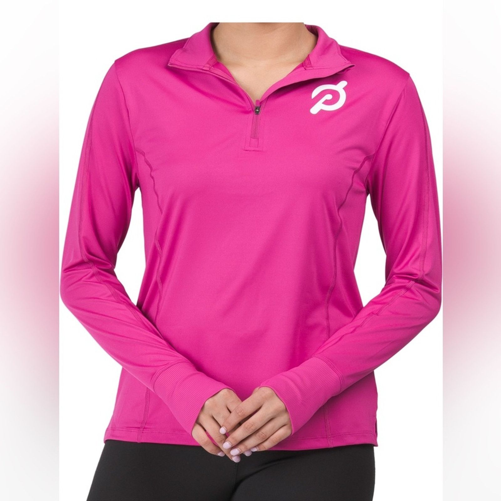 Peloton 🎉LAST PIECE🎉PELOTON Warmup Quarter Zip Top Size M / US 6-8 / IT 42-44 - 1 Thumbnail