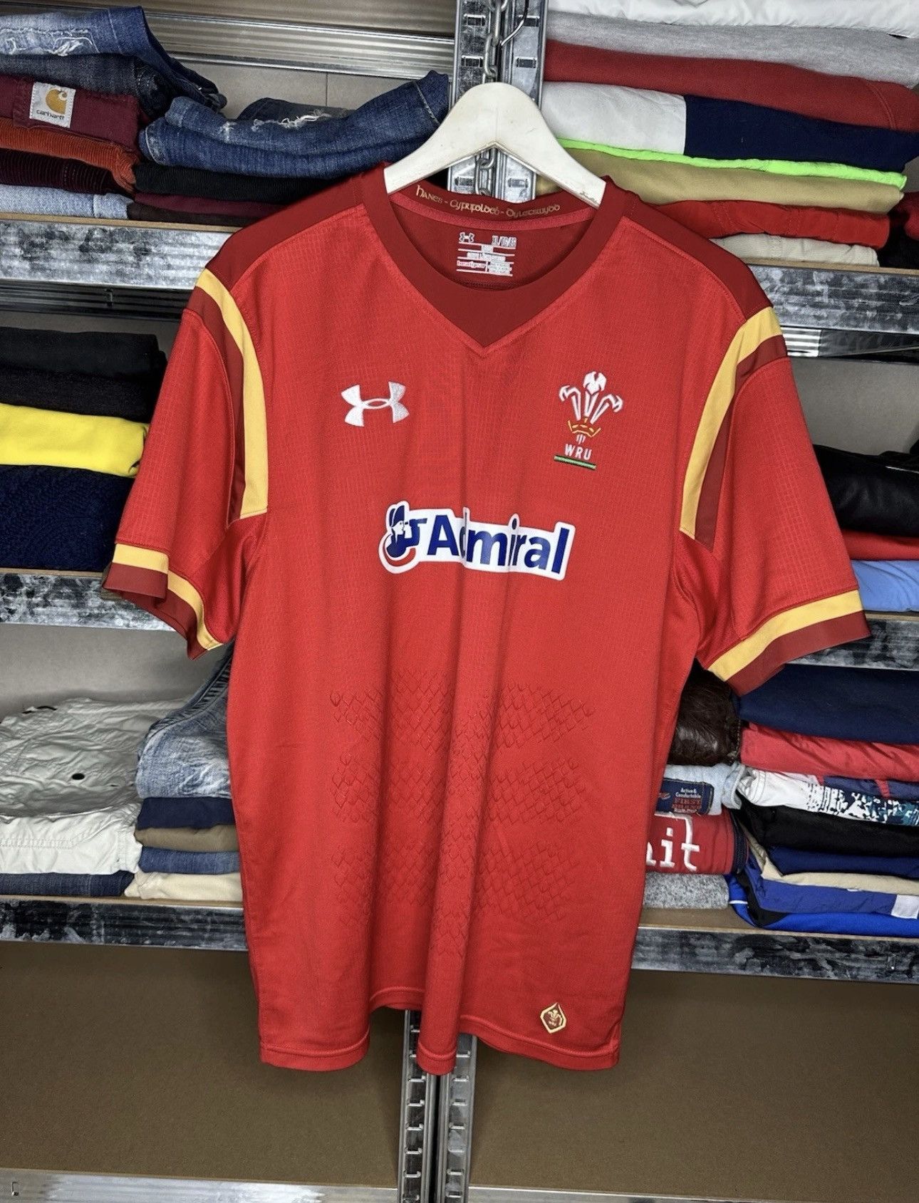 Under Armour Under Armour Men’s Wales 2016 Rugby Jersey Size XL Size US XL / EU 56 / 4 - 1 Thumbnail