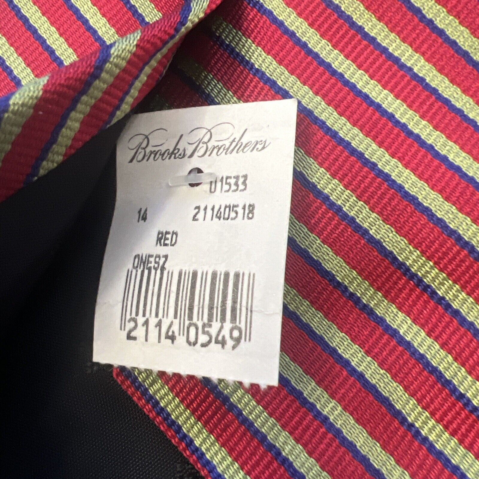 Brooks Brothers NWT Brooks Brothers Makers Silk Tie ~ Black Label ~ Red Size ONE SIZE - 4 Thumbnail