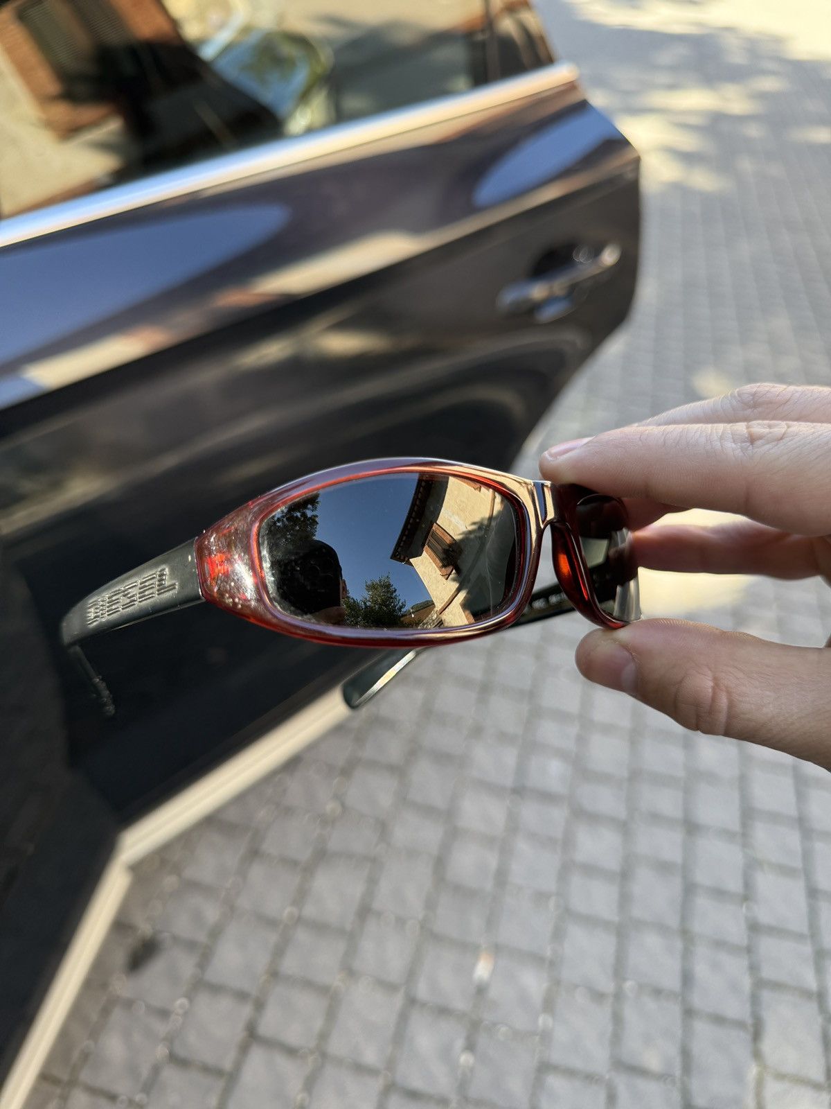 Diesel Diesel Vintage Sunglasses black Lens 90s Size ONE SIZE - 10 Thumbnail