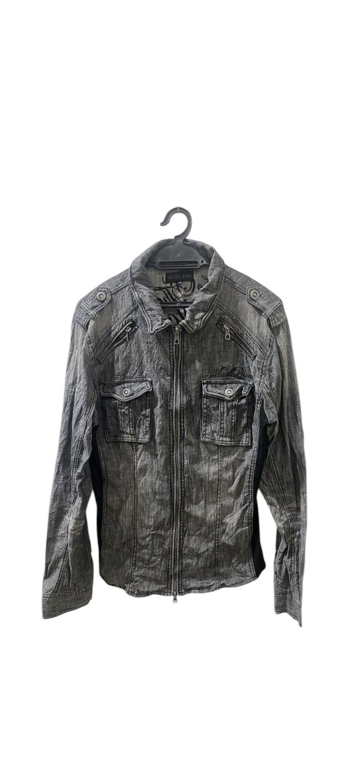 In The Attic × Japanese Brand × Vintage Vintage In The Attic Punk Jacket Size US S / EU 44-46 / 1 - 1 Thumbnail