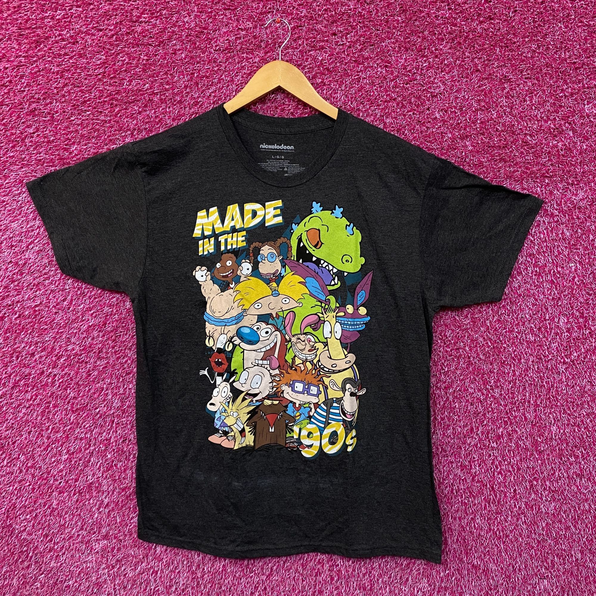 Nickelodeon Made in the 90s Nickelodeon Full Roster of Nicktoons Tee L Size US L / EU 52-54 / 3 - 1 Thumbnail