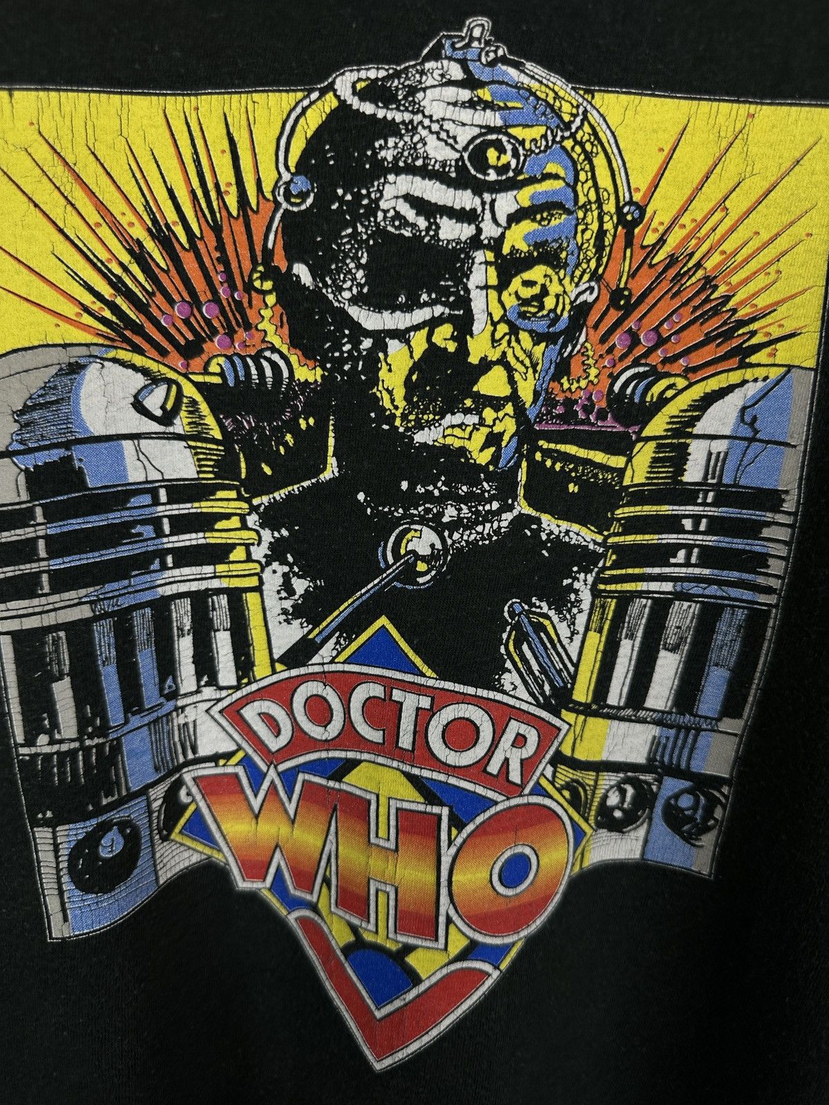 Vintage 90s Vintage Doctor Who Movie Graphic T Shirt Tee Size US XL / EU 56 / 4 - 5 Thumbnail