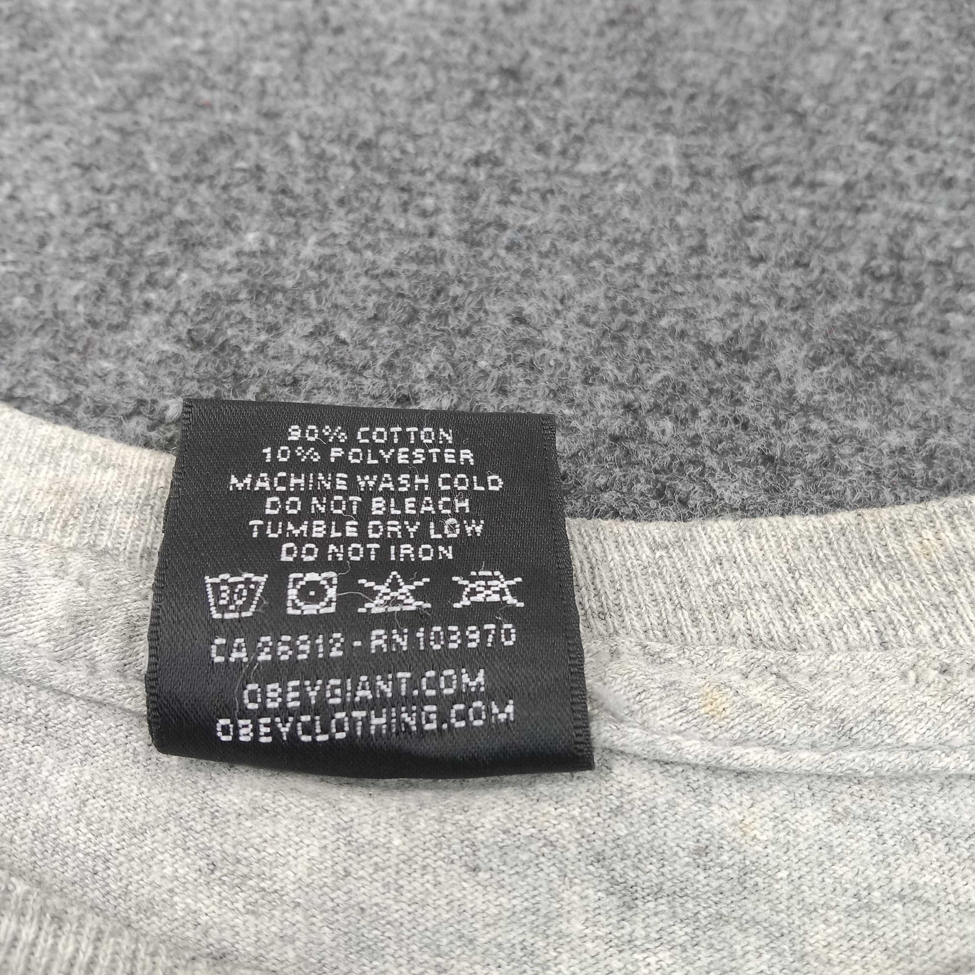 Obey × Vintage OBEY American Skateboard Streetwear Style Tshirt Size US M / EU 48-50 / 2 - 5 Thumbnail