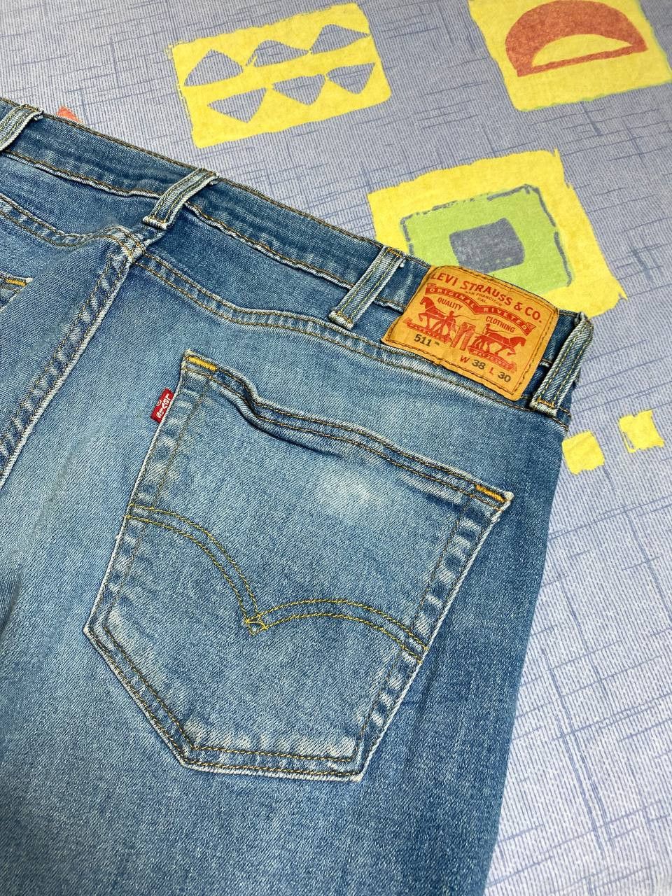 Jean × Levi's × Vintage Vintage Levis Jeans Distressed Denim Size US 38 / EU 54 - 4 Thumbnail