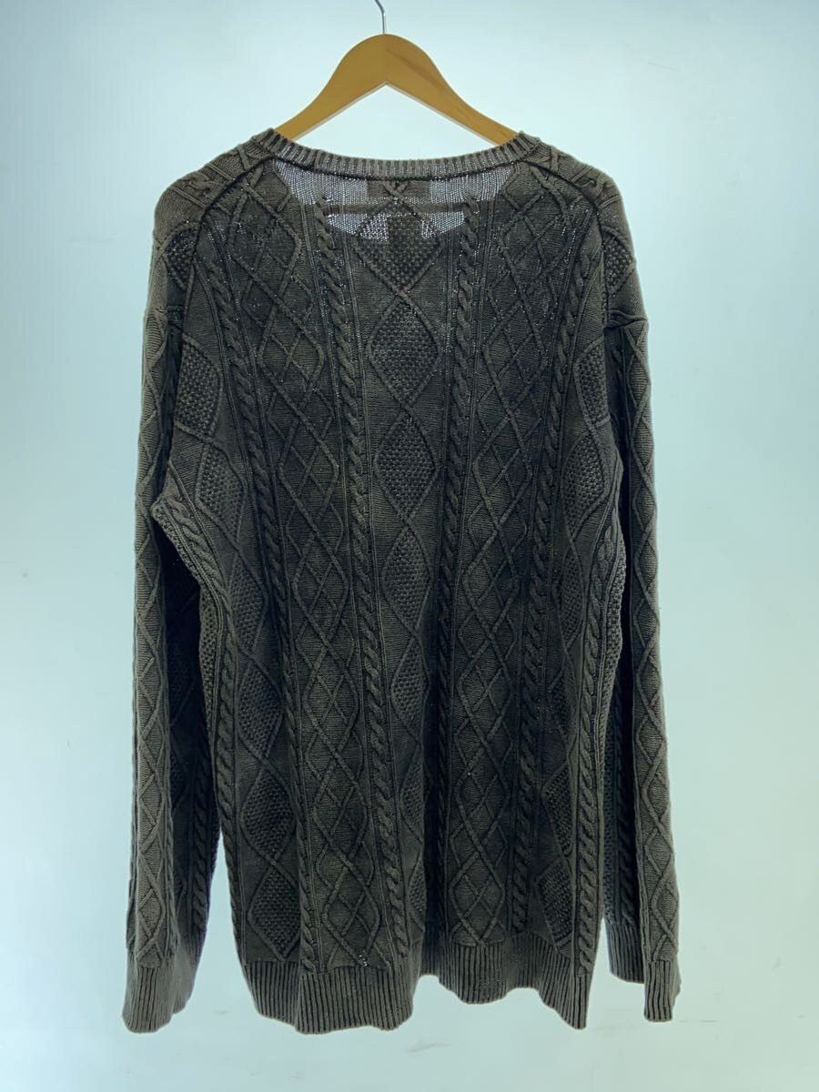Yohji Yamamoto yohji yamamoto POUR HOMME 24AW/DISCHARGE ROUND NECK KNIT Size US L / EU 52-54 / 3 - 2 Thumbnail