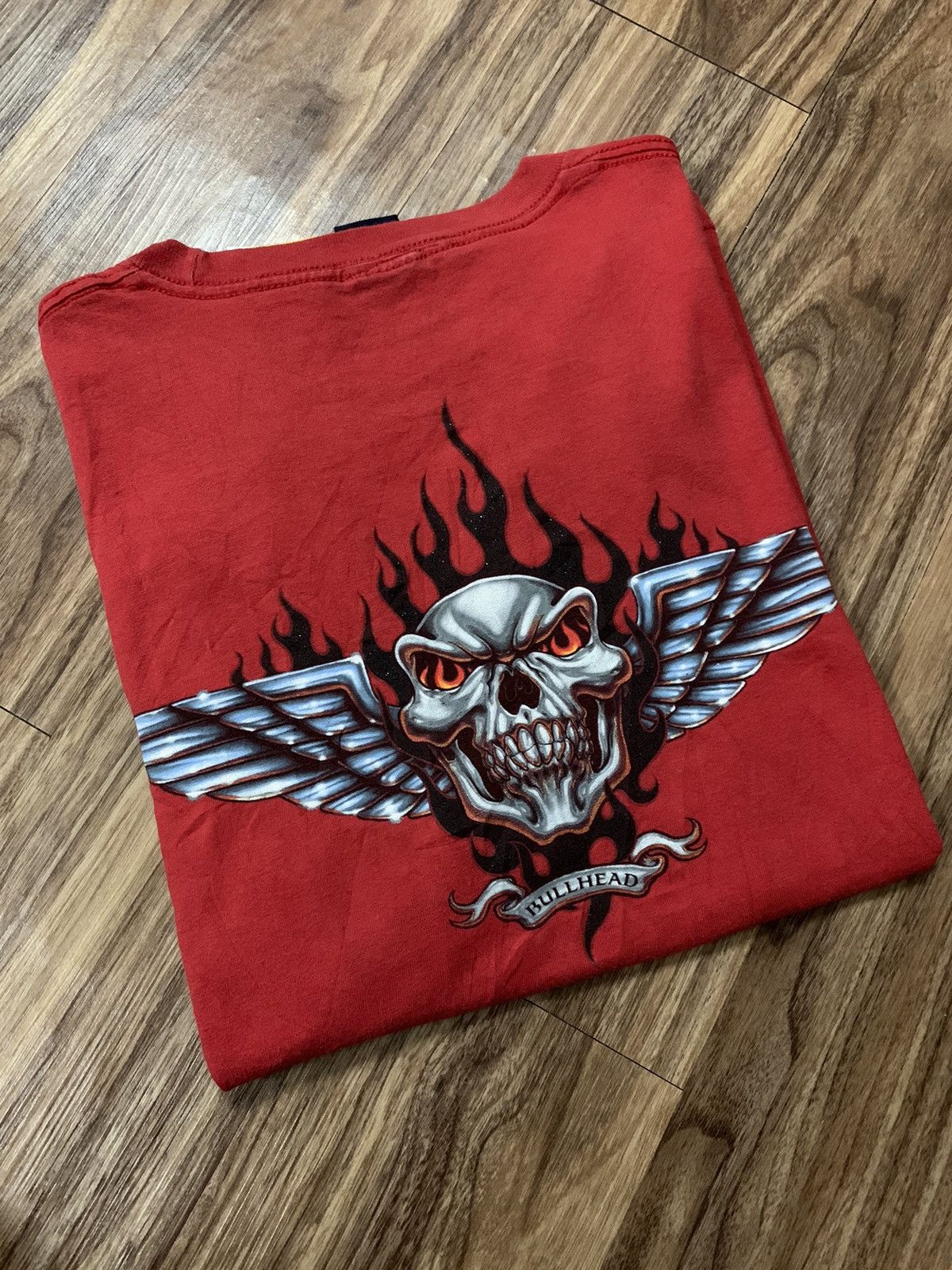 Other Vintage Bullhead Skull Skate Tee Y2K Size US L / EU 52-54 / 3 - 1 Thumbnail