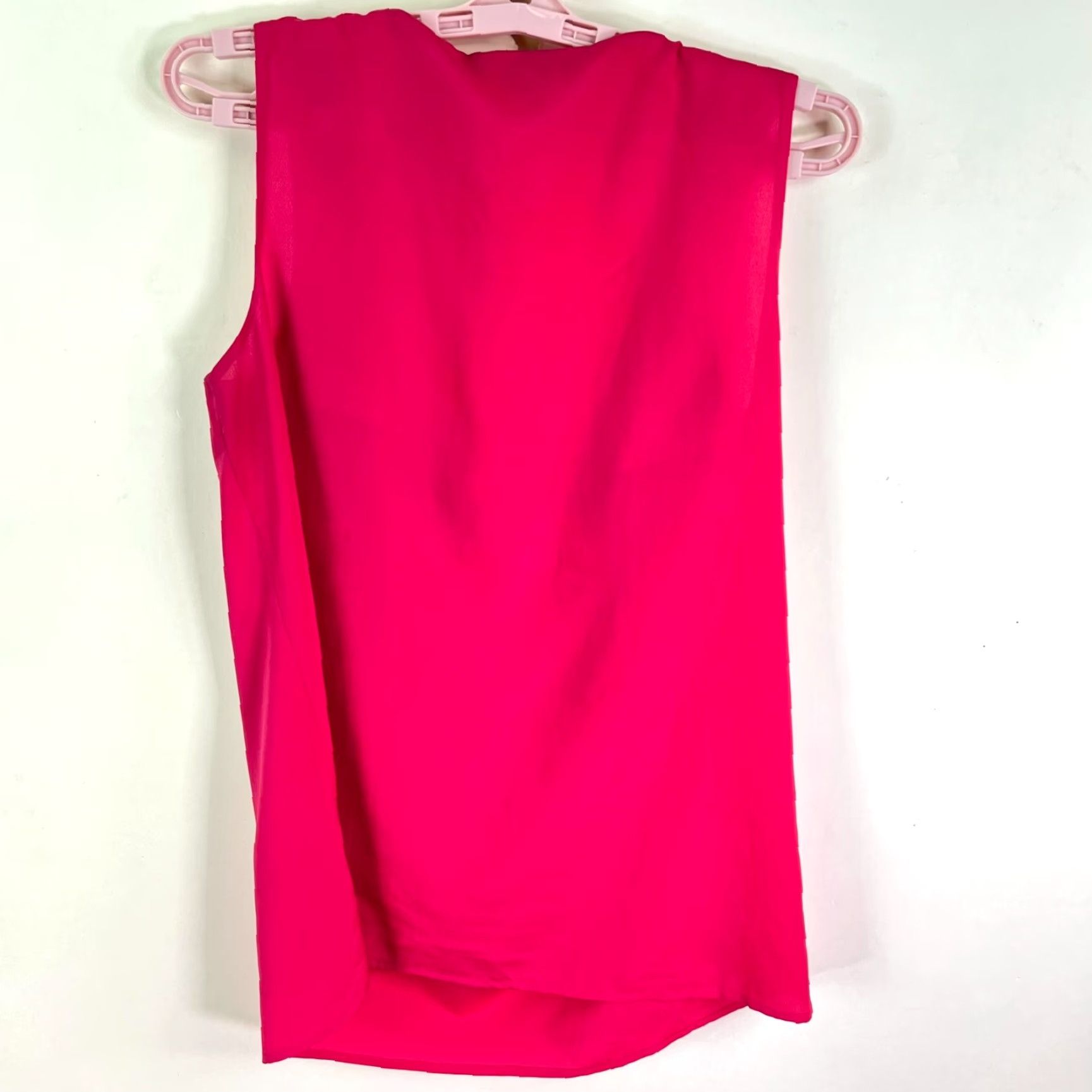 Vintage Ann Taylor LOFT Blouse Sleeveless Top Womens Size M Pink Size M / US 6-8 / IT 42-44 - 4 Thumbnail