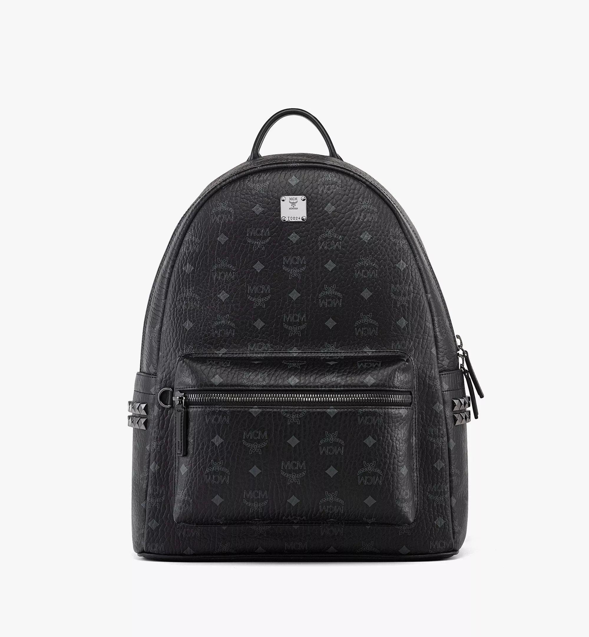 MCM o1mt1gz0426 Size: OS / Stark Side Studs Backpack in Black Size ONE SIZE - 1 Thumbnail