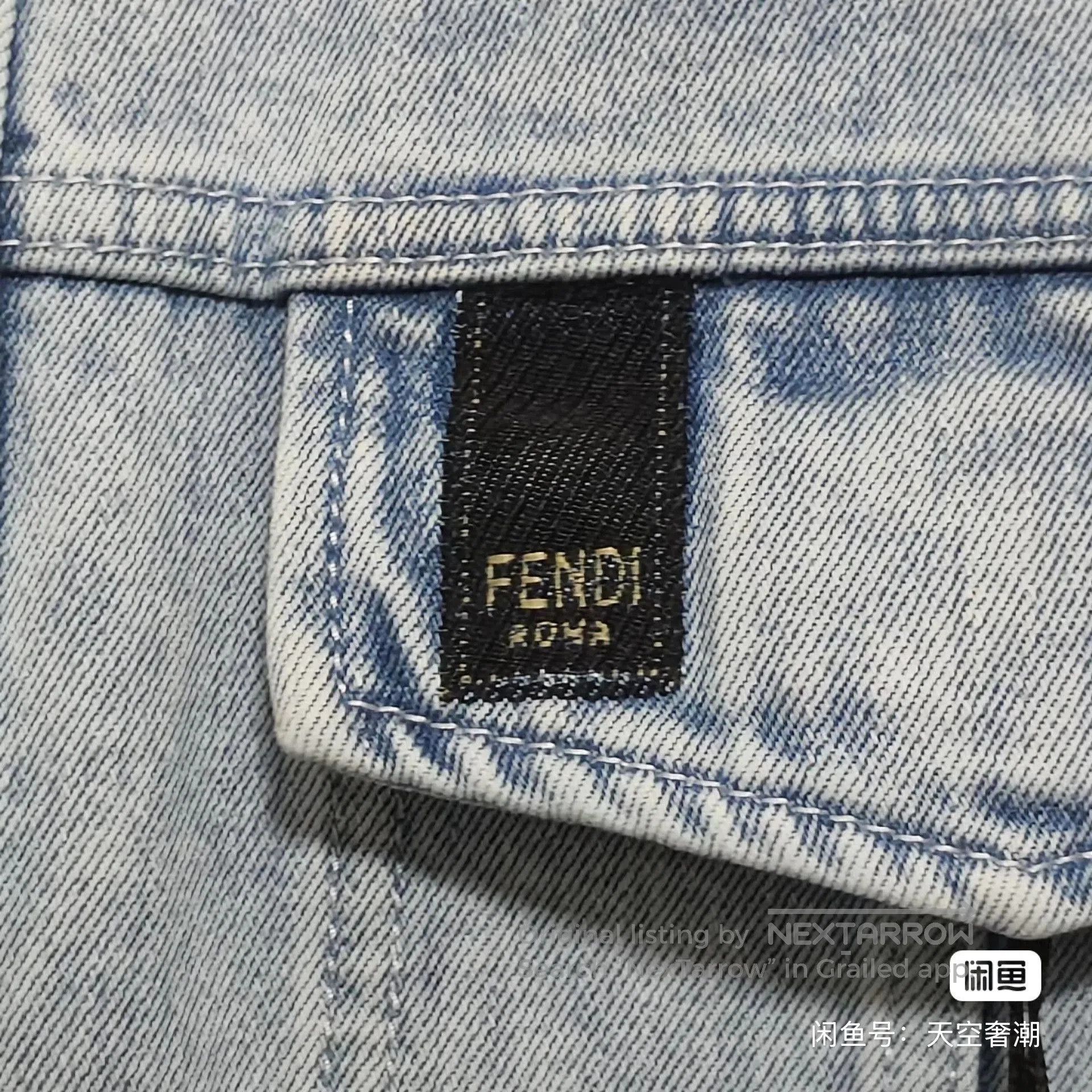 Fendi fendi 2023 washed denim jacket size 48. Size US M / EU 48-50 / 2 - 3 Thumbnail