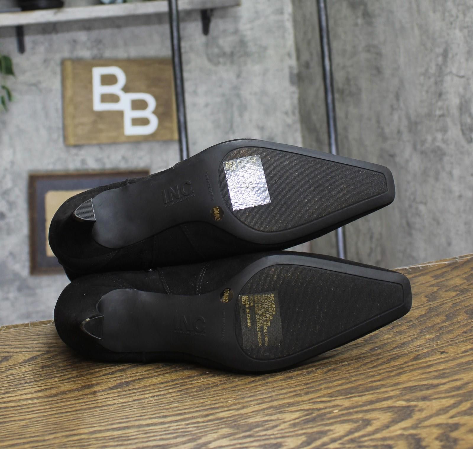 Other Inc International Concepts Booties Black Microsuede 10.5m Size US 10.5 / IT 40.5 - 5 Thumbnail