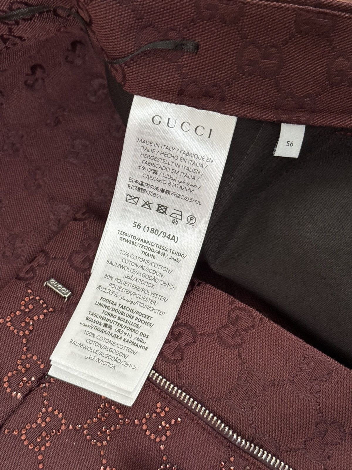 Gucci Gucci GG Canvas Shorts with Crystals Size US 40 / EU 56 - 5 Thumbnail