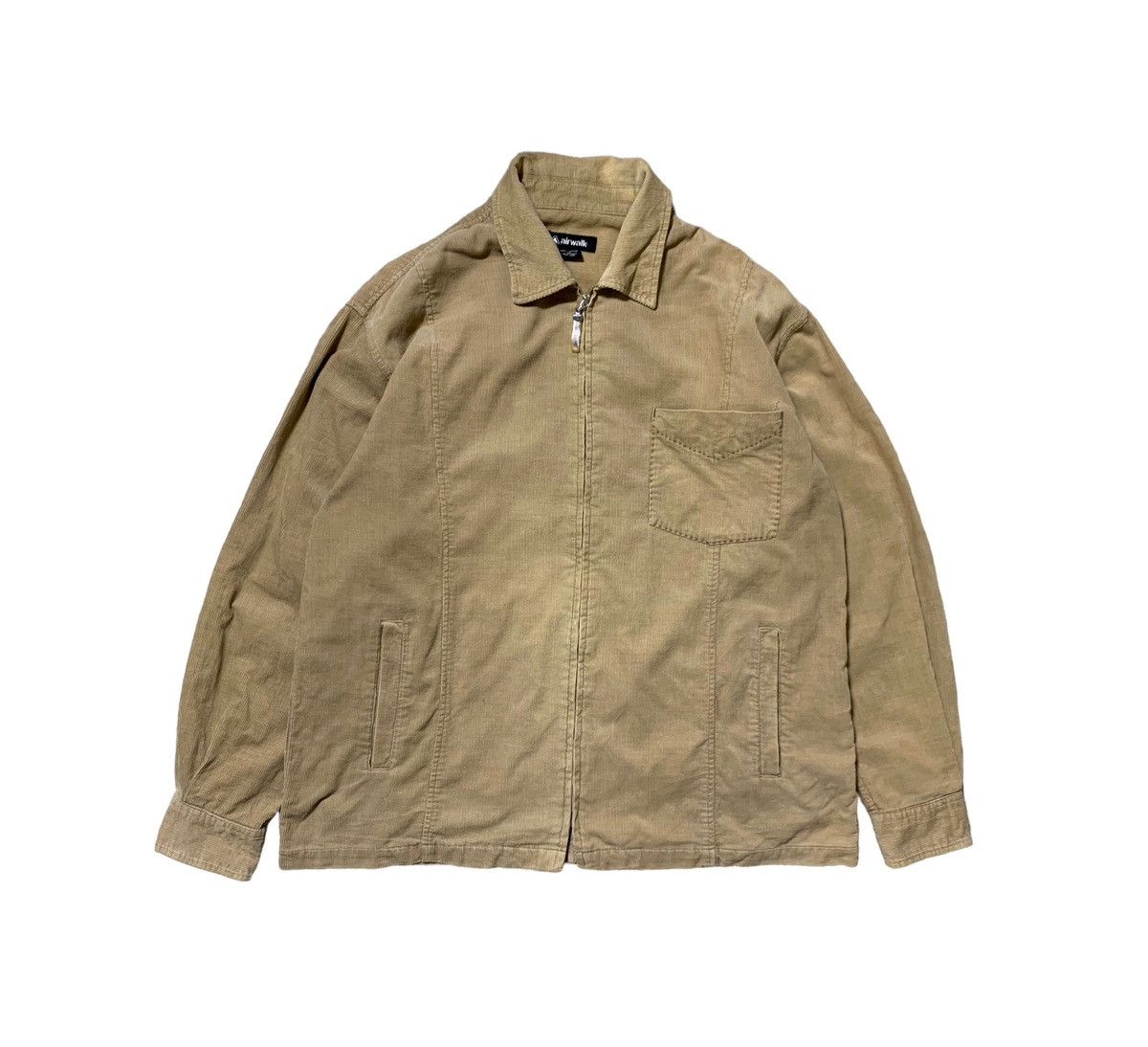 image of Vintage Airwalk Corduroy Jacket Hand Stitch Pocket in Brown, Men's (Size Medium)