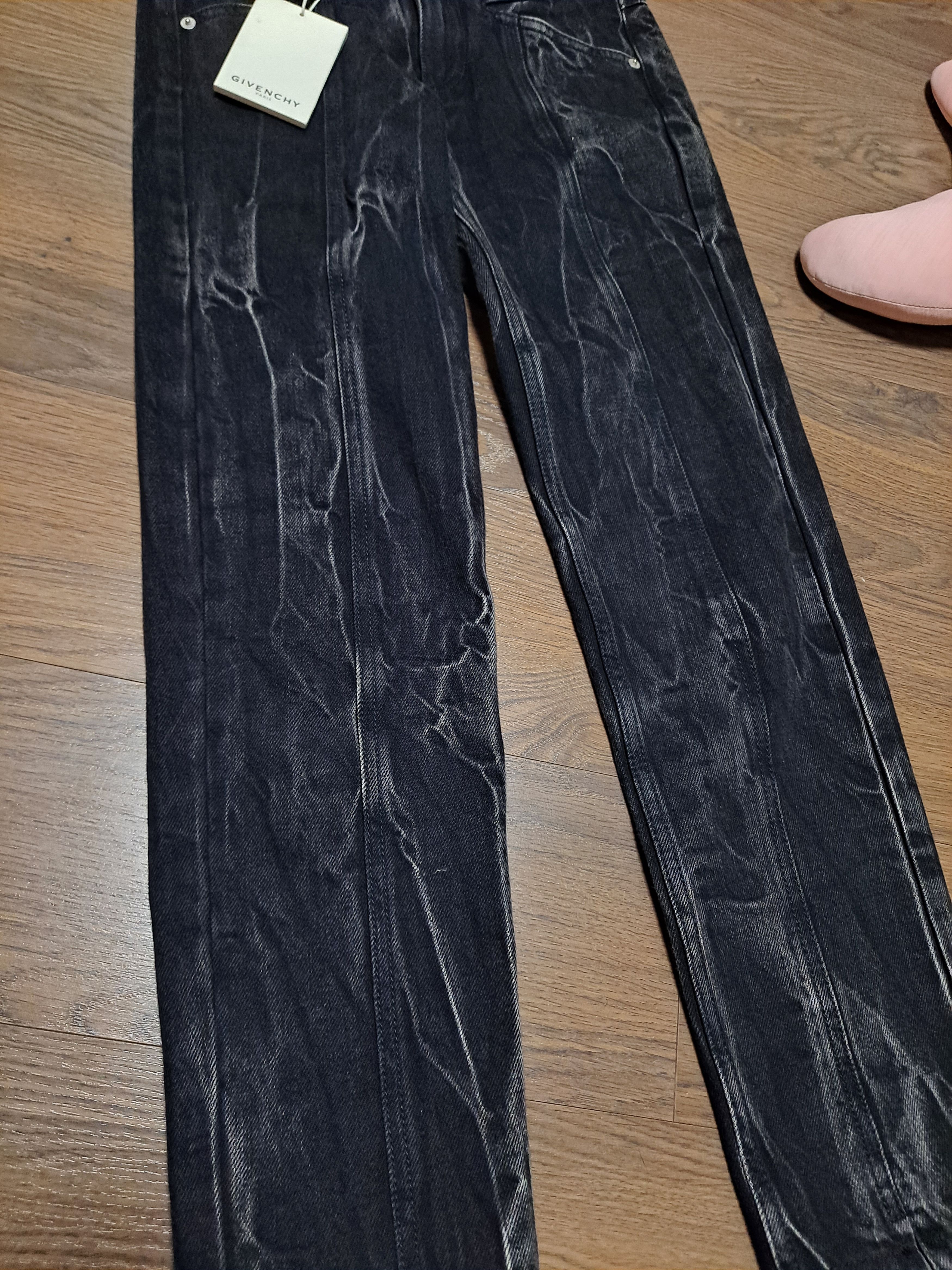 Givenchy NWT €1K GIVENCHY THUNDERBOLT DENIM JEAN PANTS Size 27" / US 4 / IT 40 - 2 Thumbnail