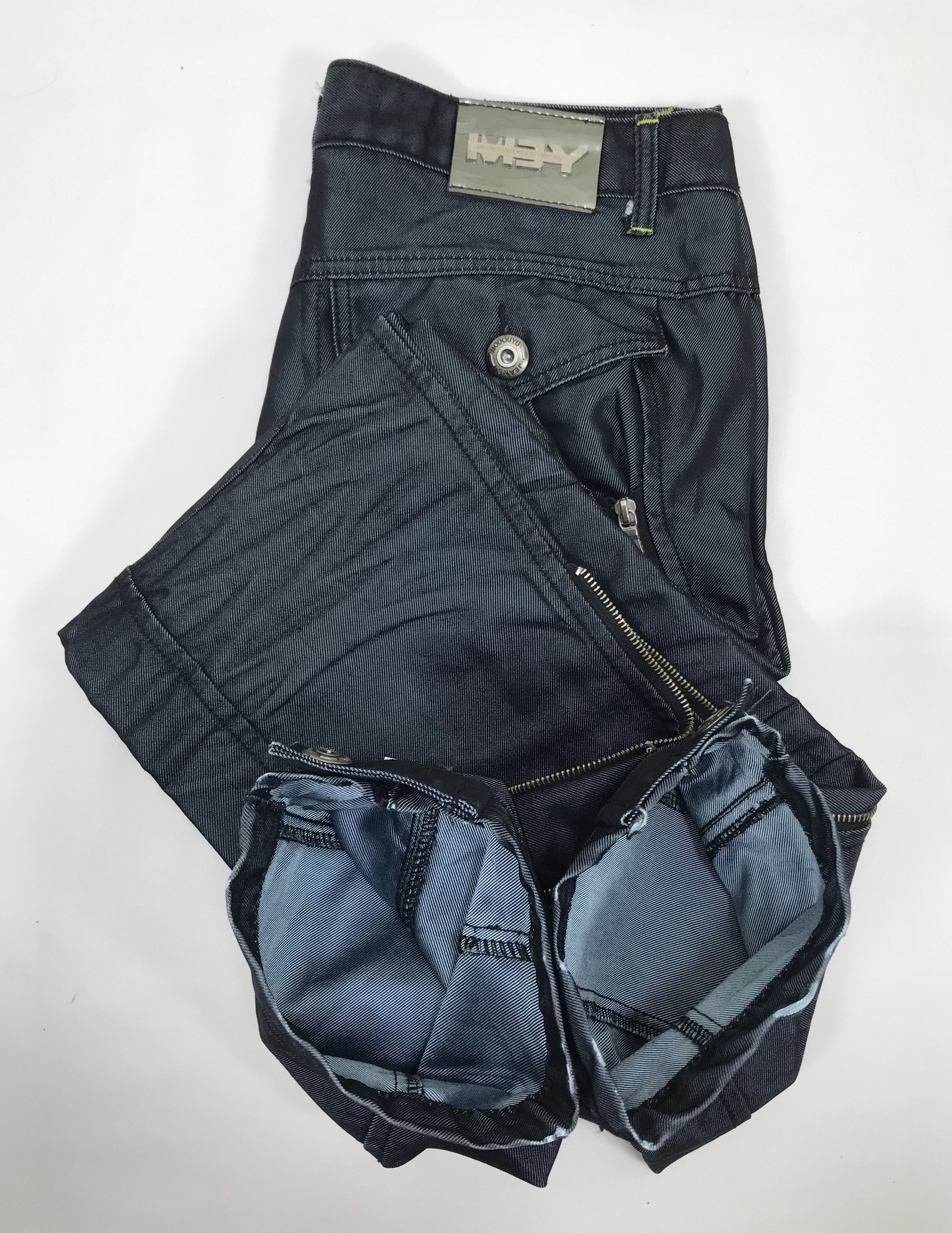 Japanese Brand Japanese Concert Club Multi Zipper Jeans Size US 34 / EU 50 - 16 Thumbnail