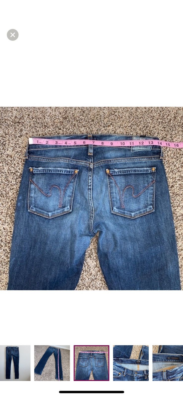 Citizens Of Humanity Citizens of humanity Ava low rise straight jeans size 27 Size 27" / US 4 / IT 40 - 8 Thumbnail