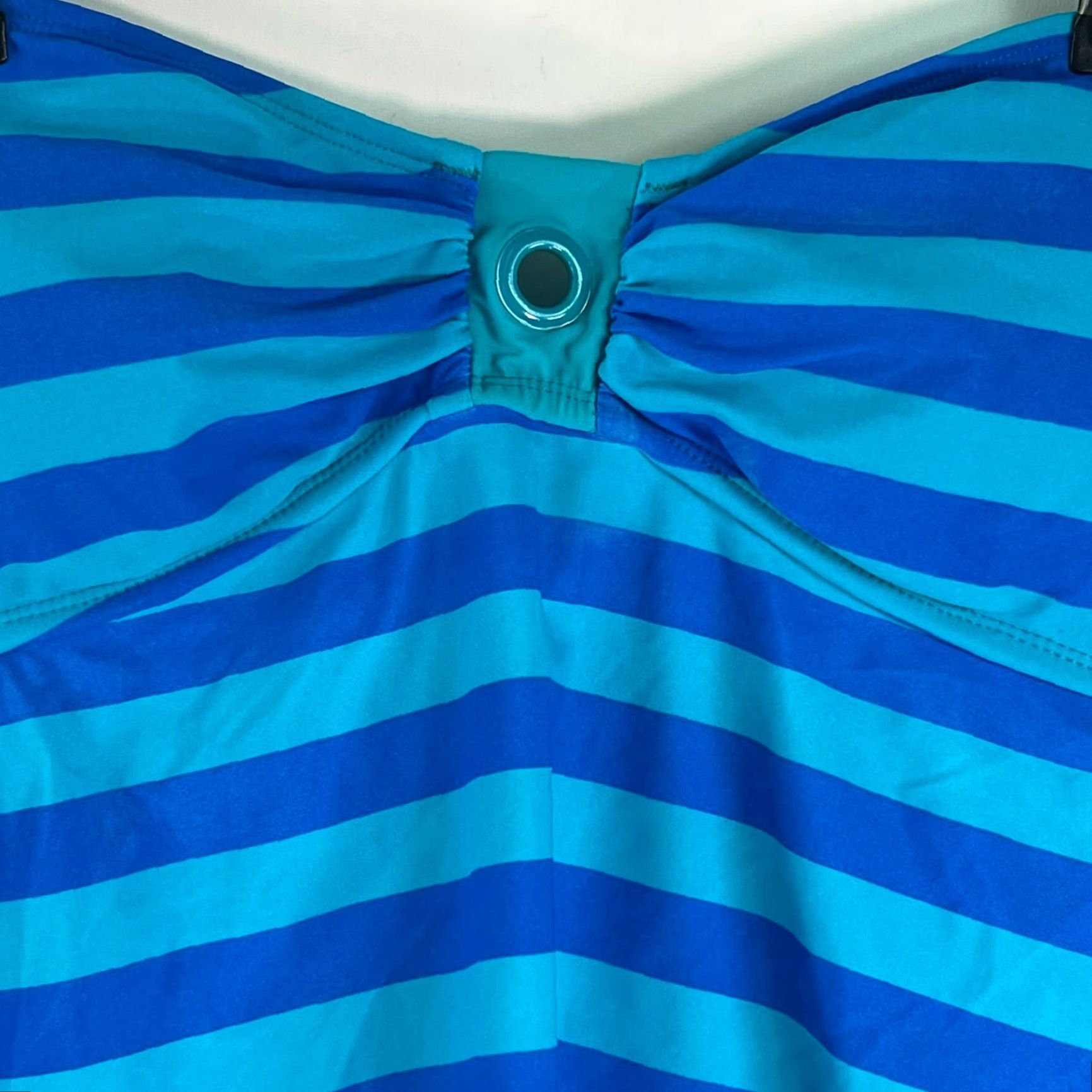 Vintage VINTAGE Candies Women's Bikini Top Tankini Padded Swimsuit Halter Strap Beach Blue XL Size XL / US 12-14 / IT 48-50 - 2 Thumbnail