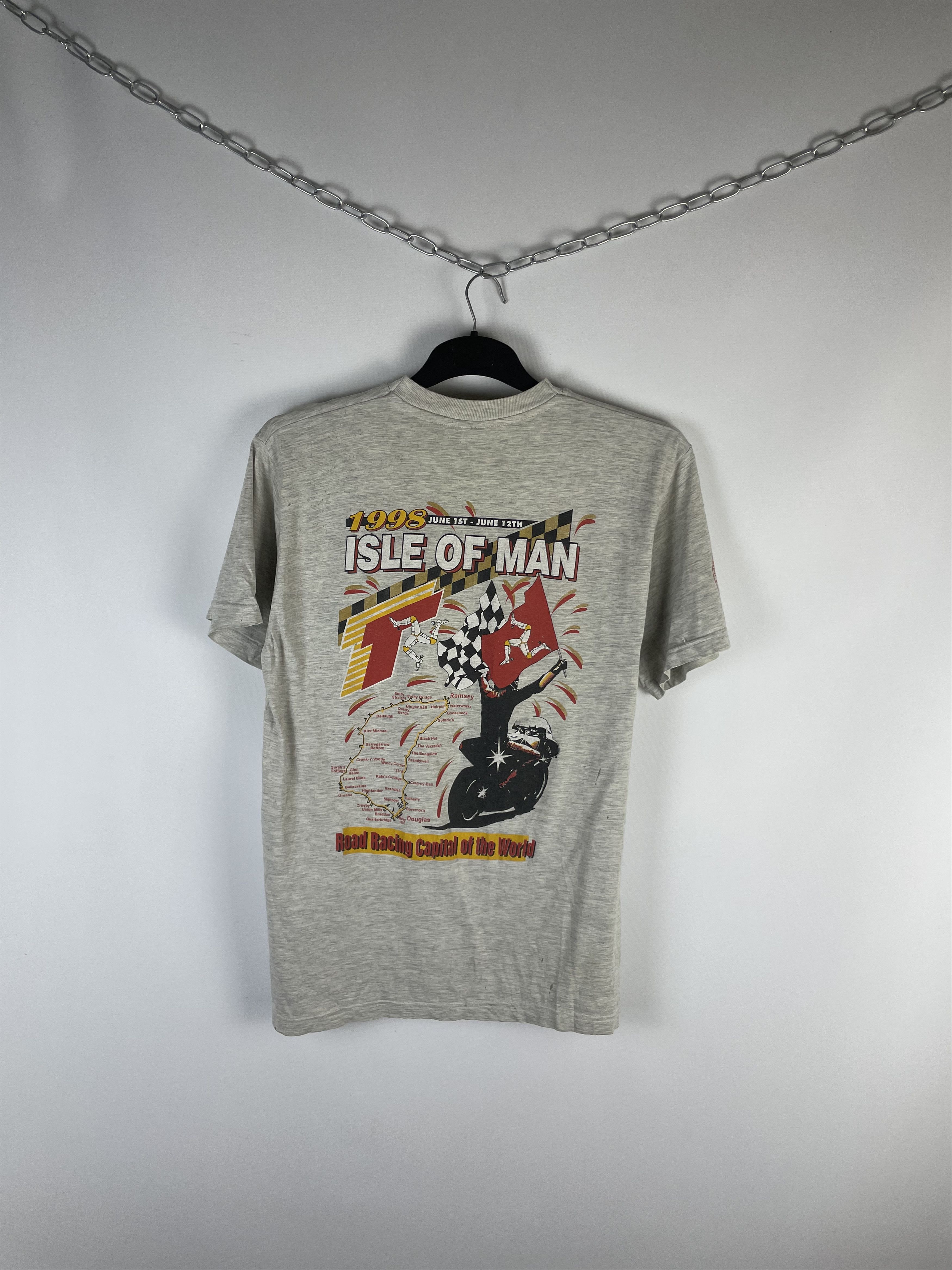 Honda Vintage Rare 1998 Isle of Man T-shirt Size US L / EU 52-54 / 3 - 8 Thumbnail