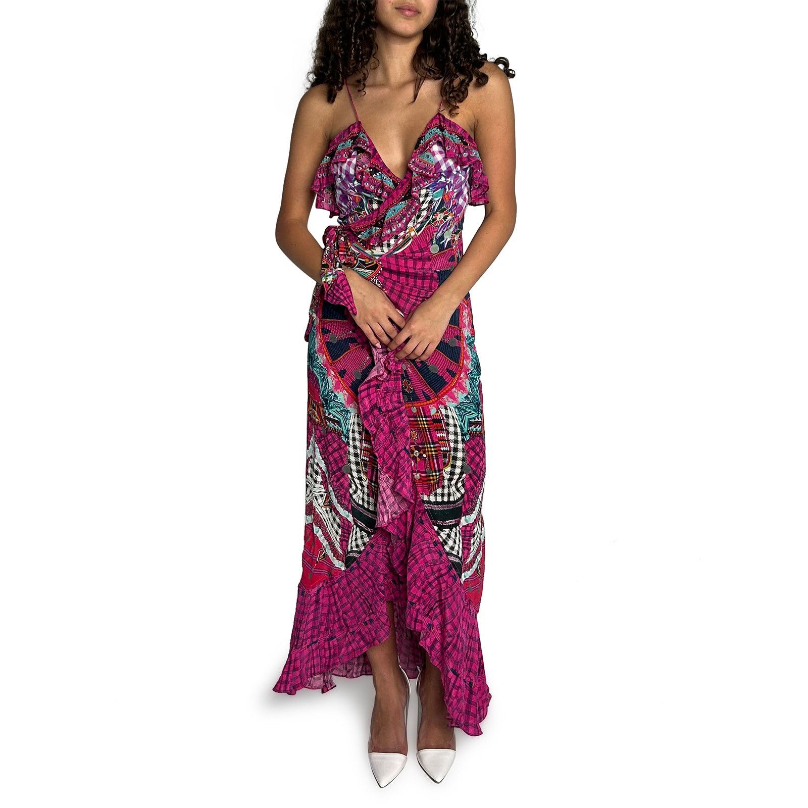 CAMILLA Pink Lightweight Wrap Dress Size M / US 6-8 / IT 42-44 - 1 Thumbnail