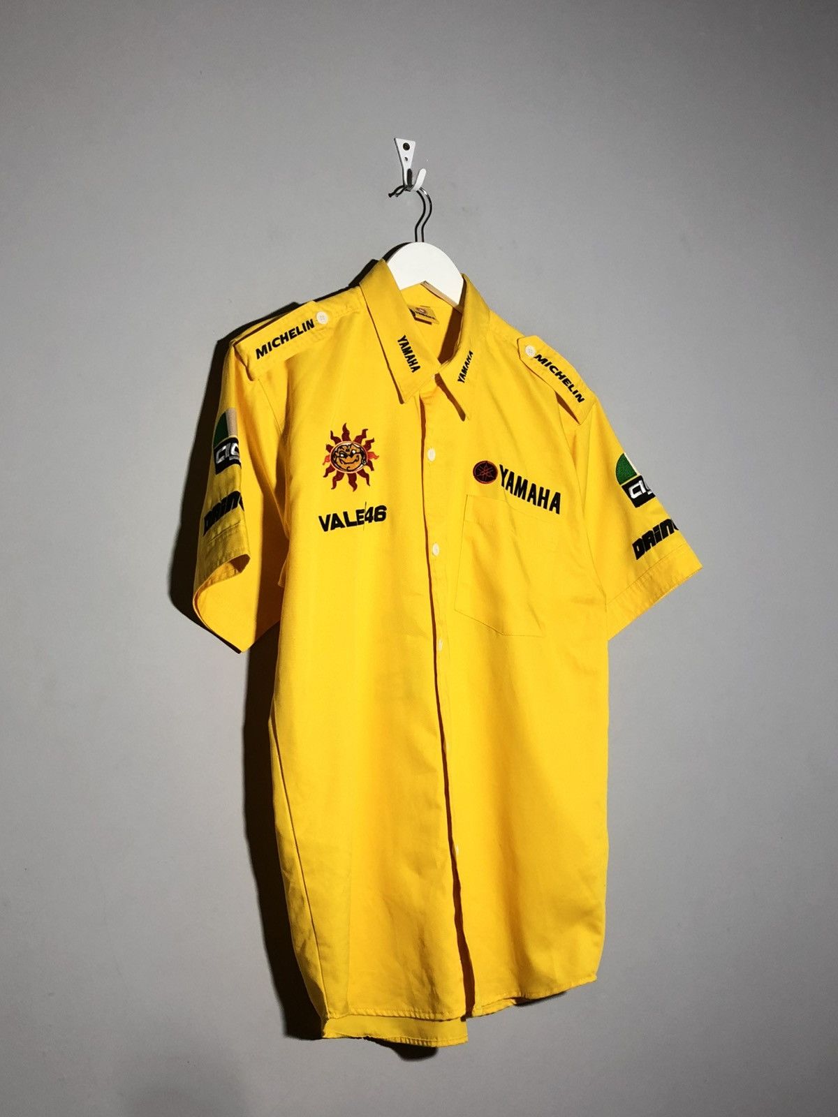 Yamaha Yamaha Vale 46 Dainese Camel Yellow Crew Racing Shirt Size US L / EU 52-54 / 3 - 3 Thumbnail