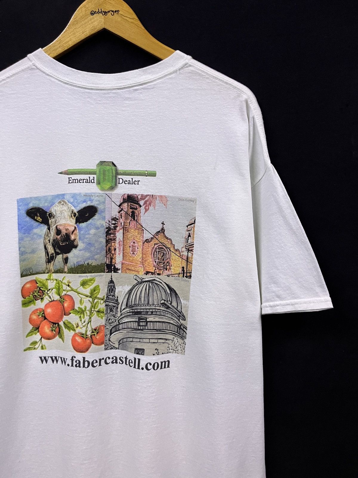 Vintage VINTAGE FABER CASTELL PROMO TEE Size US XL / EU 56 / 4 - 2 Thumbnail