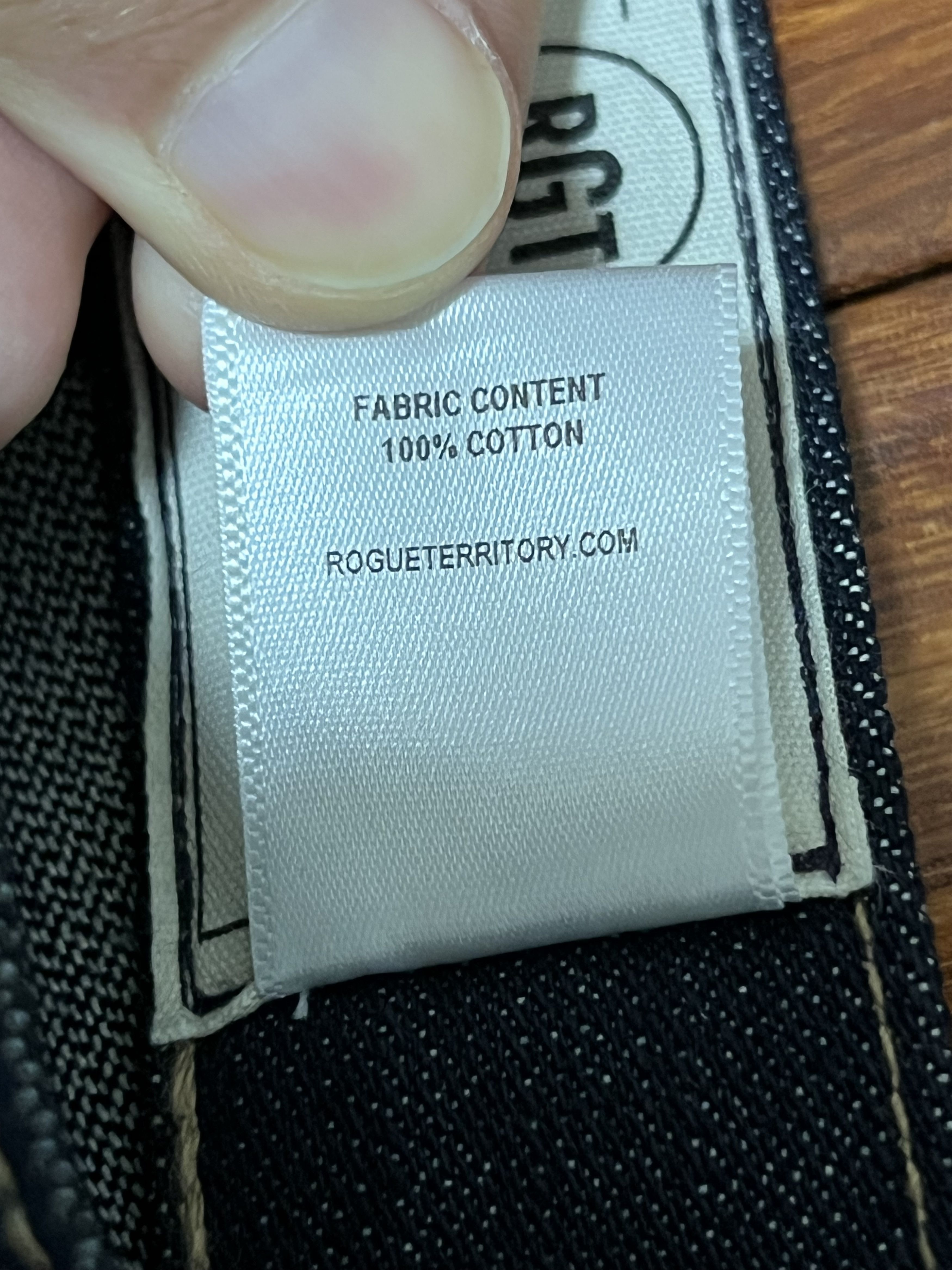 Rogue Territory 💚 Rogue Territory Double Knee Stanton 12.5oz Denim NEW Size US 32 / EU 48 - 19 Thumbnail
