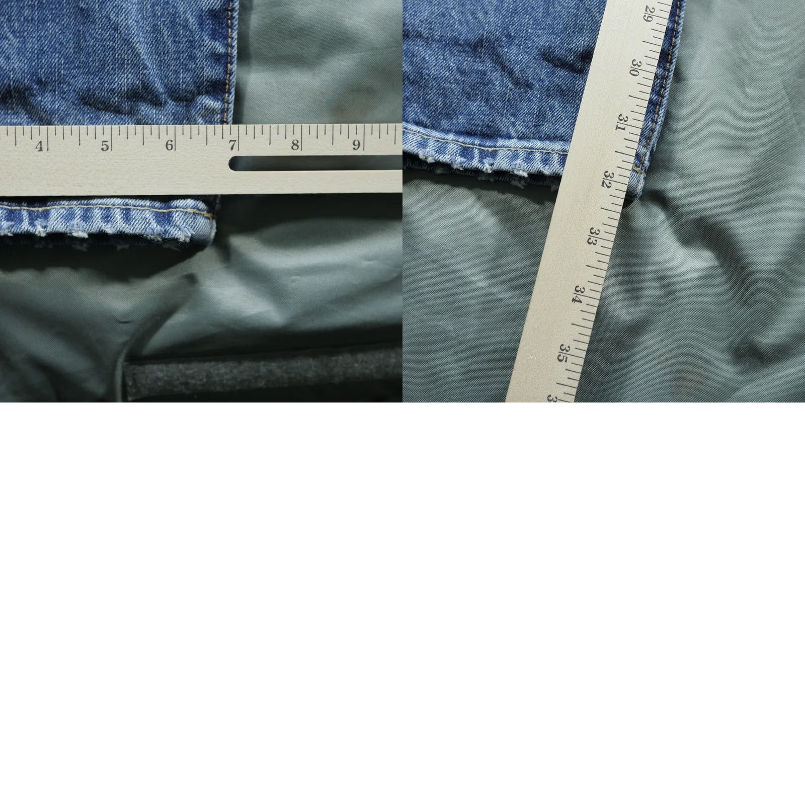 Abercrombie & Fitch Abercrombie & Fitch Jeans Mens 31x32 Blue Dark Wash Denim Skinny Slim Distressed Logo 5-Pocket Mens Skinny Jeans Size US 31 - 9 Thumbnail