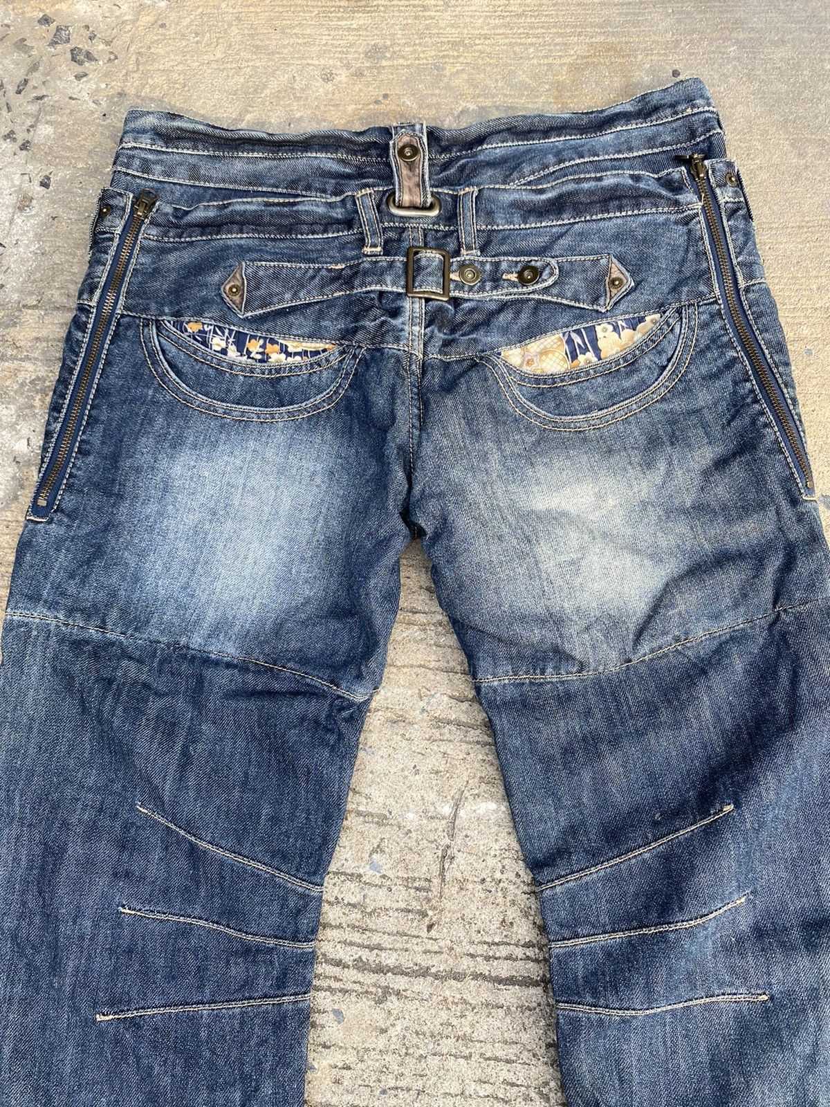 GOSTAR DE FUGA 🔥 PPFM POCKETS DOUBLE LAYER WAIST BUCKLE BACK Size US 34 / EU 50 - 10 Thumbnail