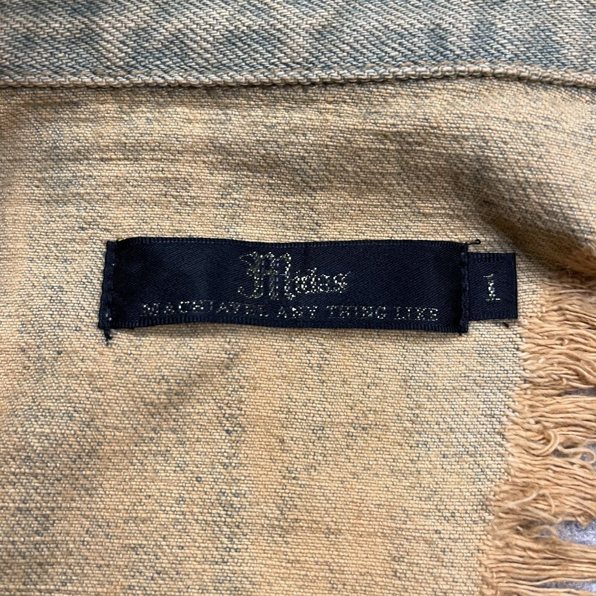 If Six Was Nine 2000s Midas - Mudwash Crash Denim Vest Size US S / EU 44-46 / 1 - 12 Thumbnail